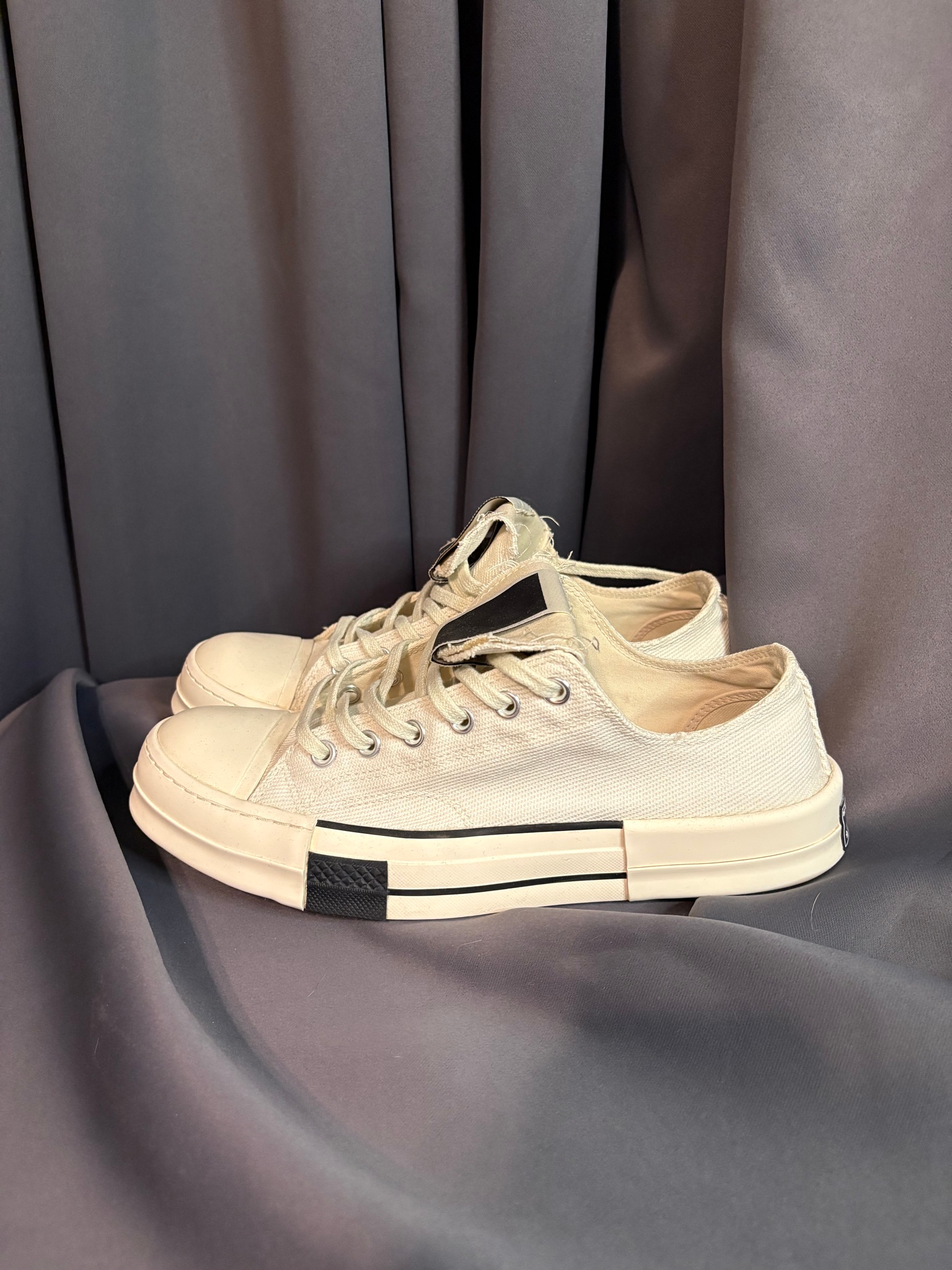 Rick owens x Converse drkshdw low, миниатюра 2