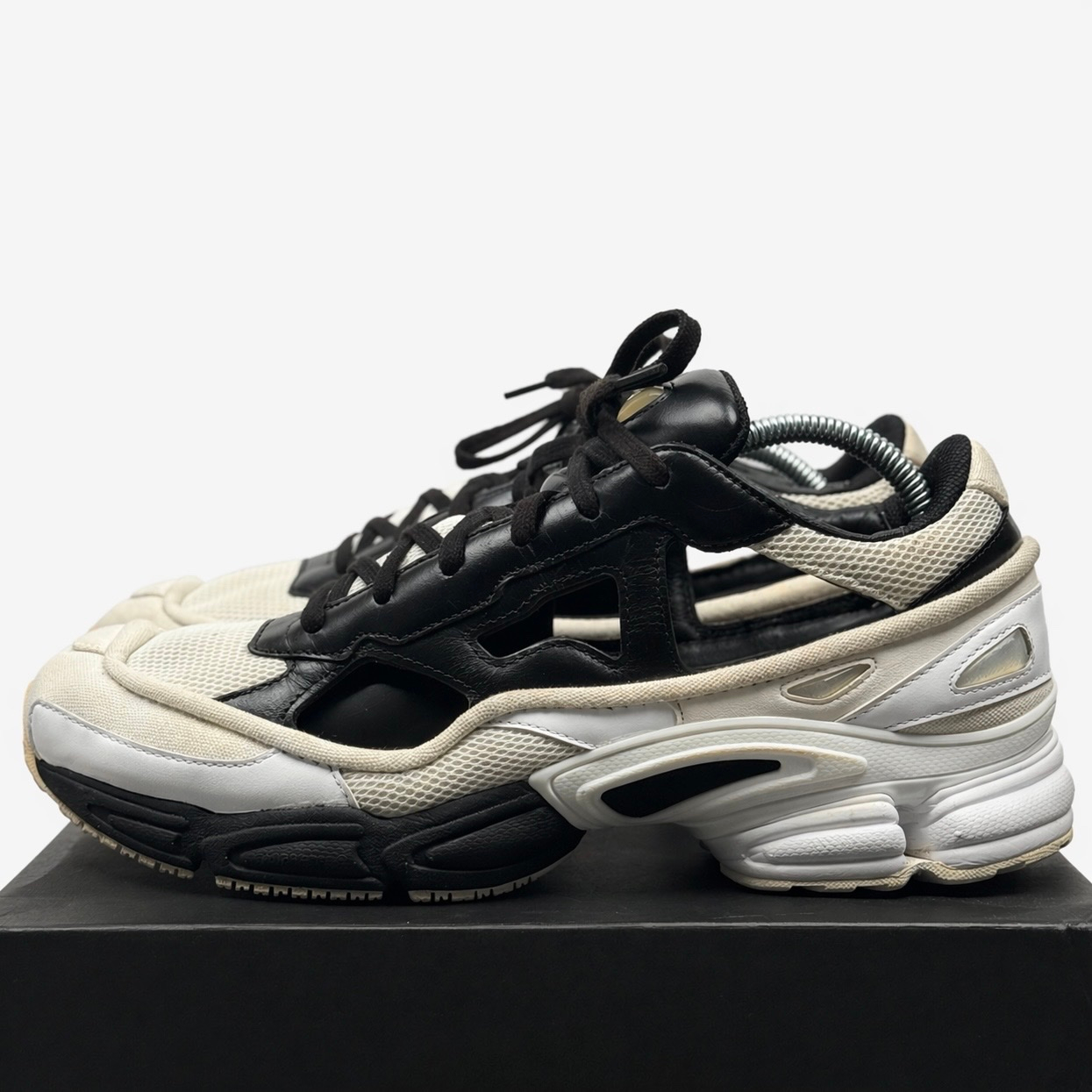 Adidas x Raf Simons Replicant Black White, миниатюра 1