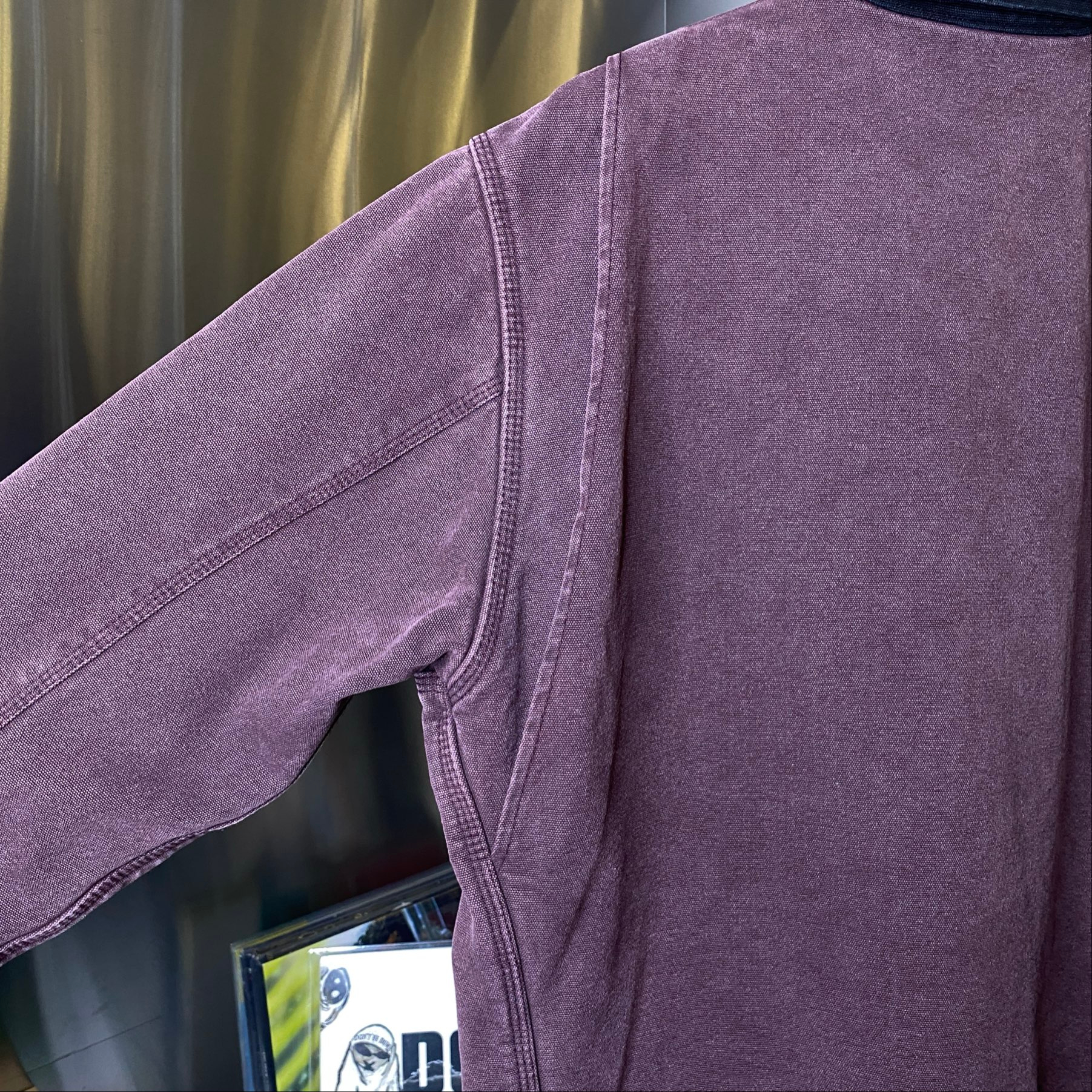 CARHARTT DETROIT JACKET BURGUNDY, миниатюра 11