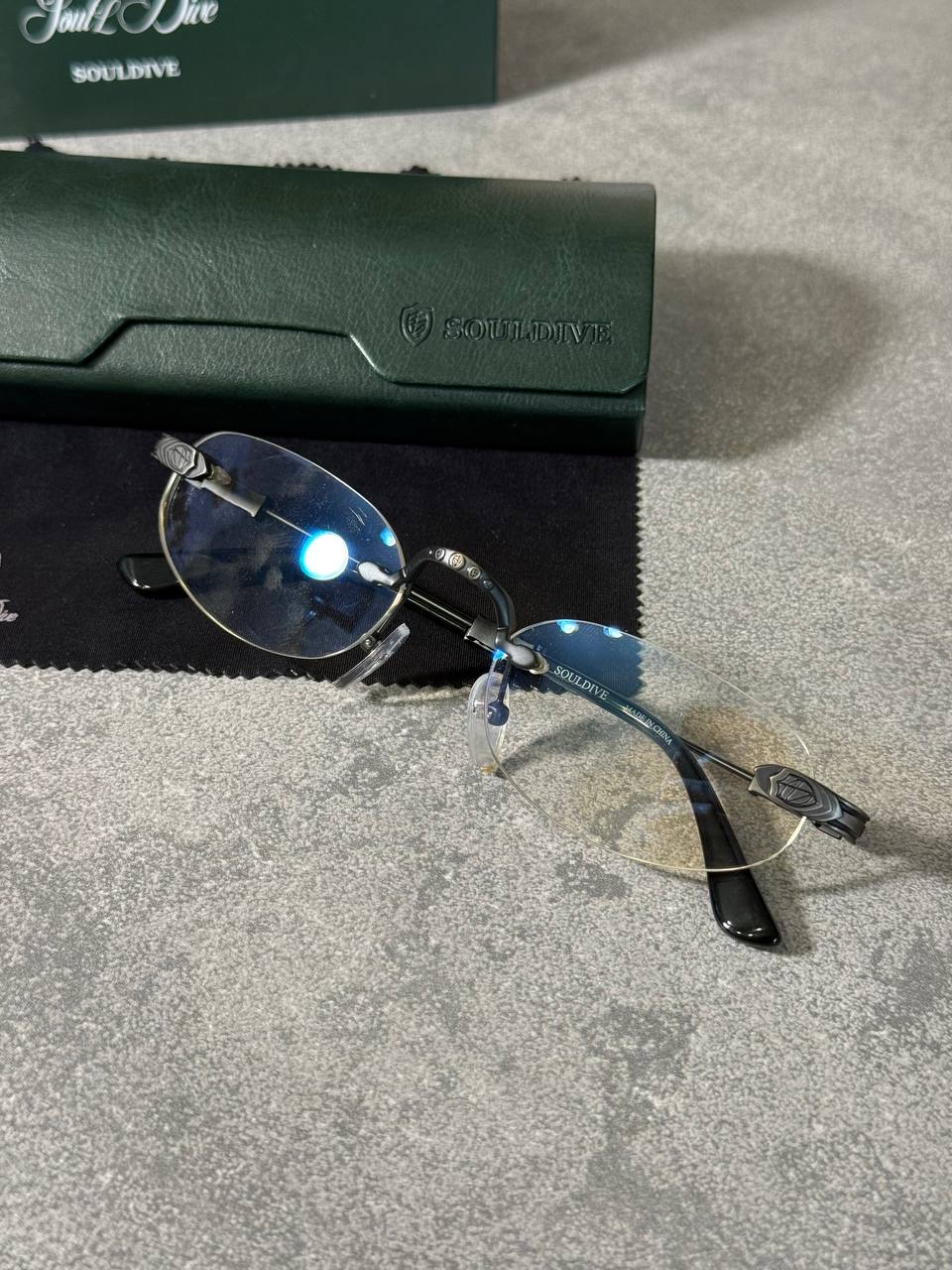 SOULDIVE Shield Black Sunglasses, миниатюра 1