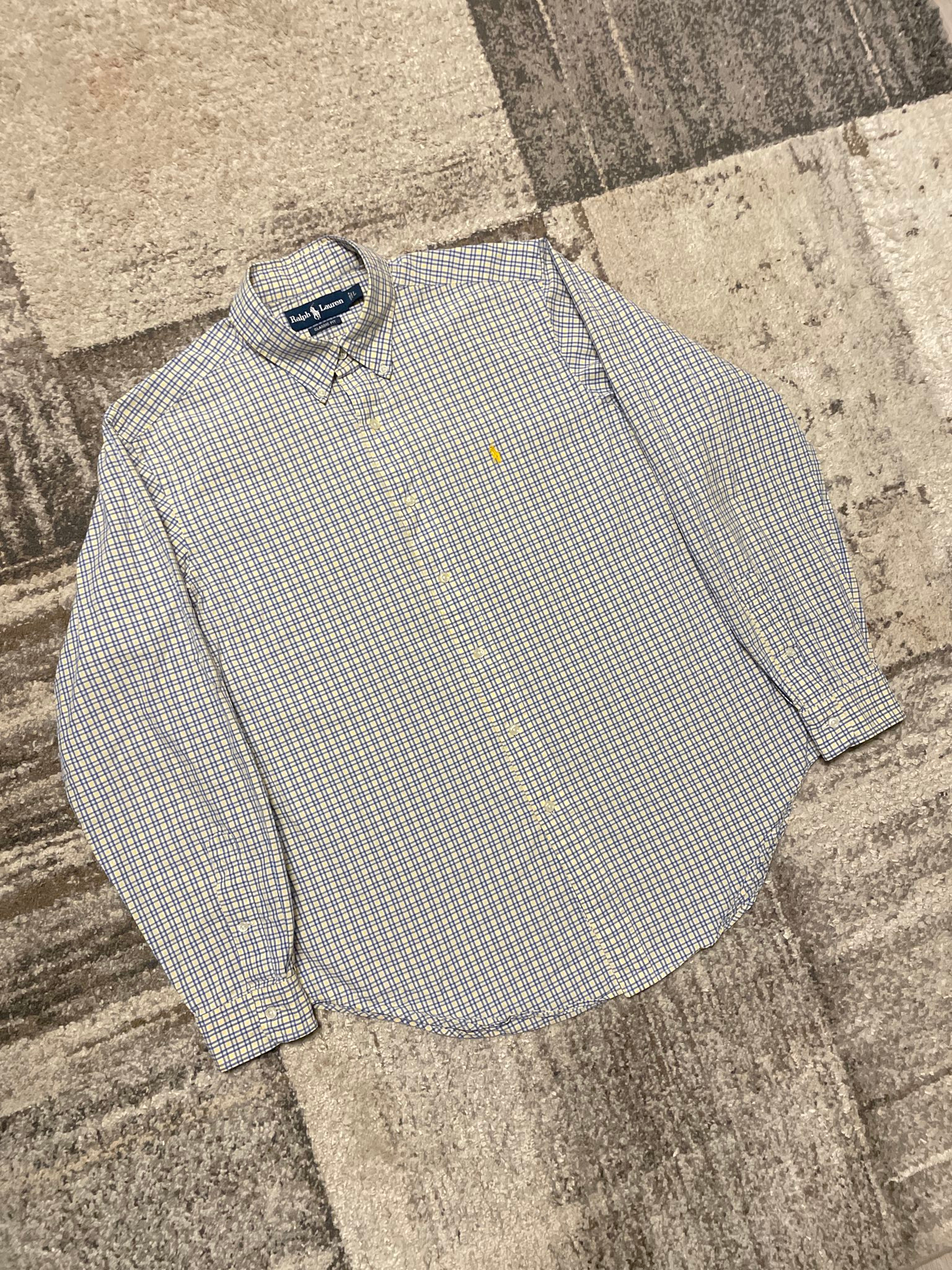 Polo Ralph Lauren Classic Fit Tattersall Oxford Shirt, миниатюра 2