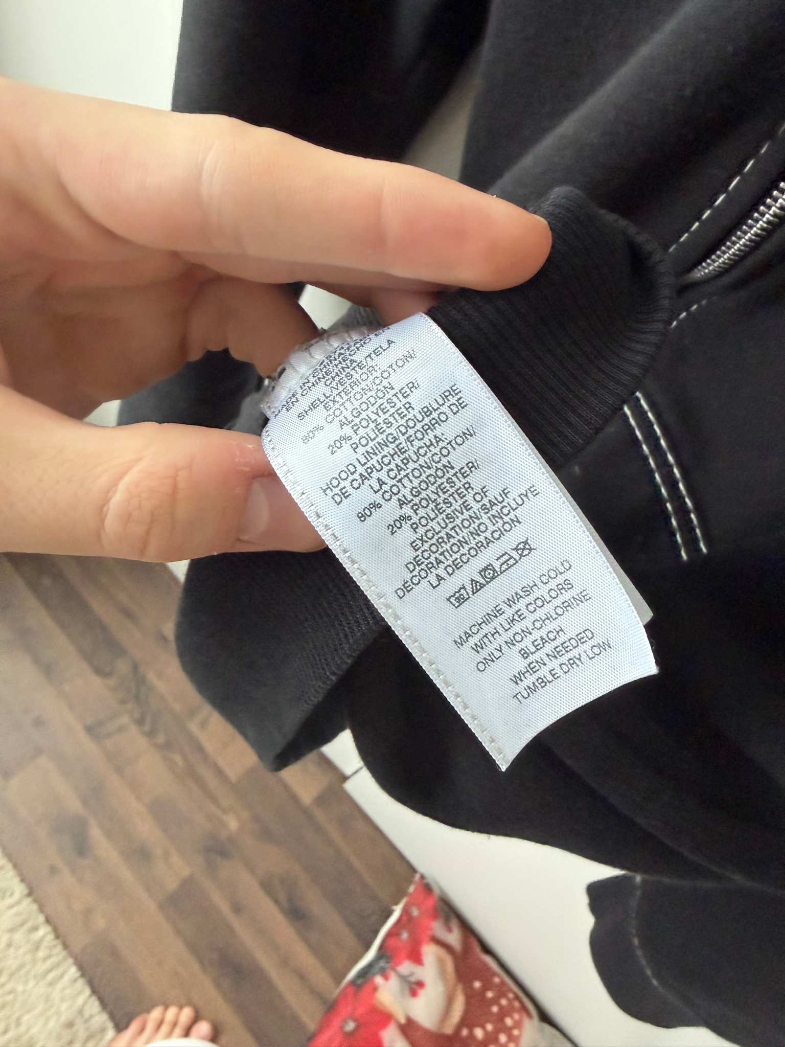 True Religion Big Buddha Black zip hoodie, миниатюра 7