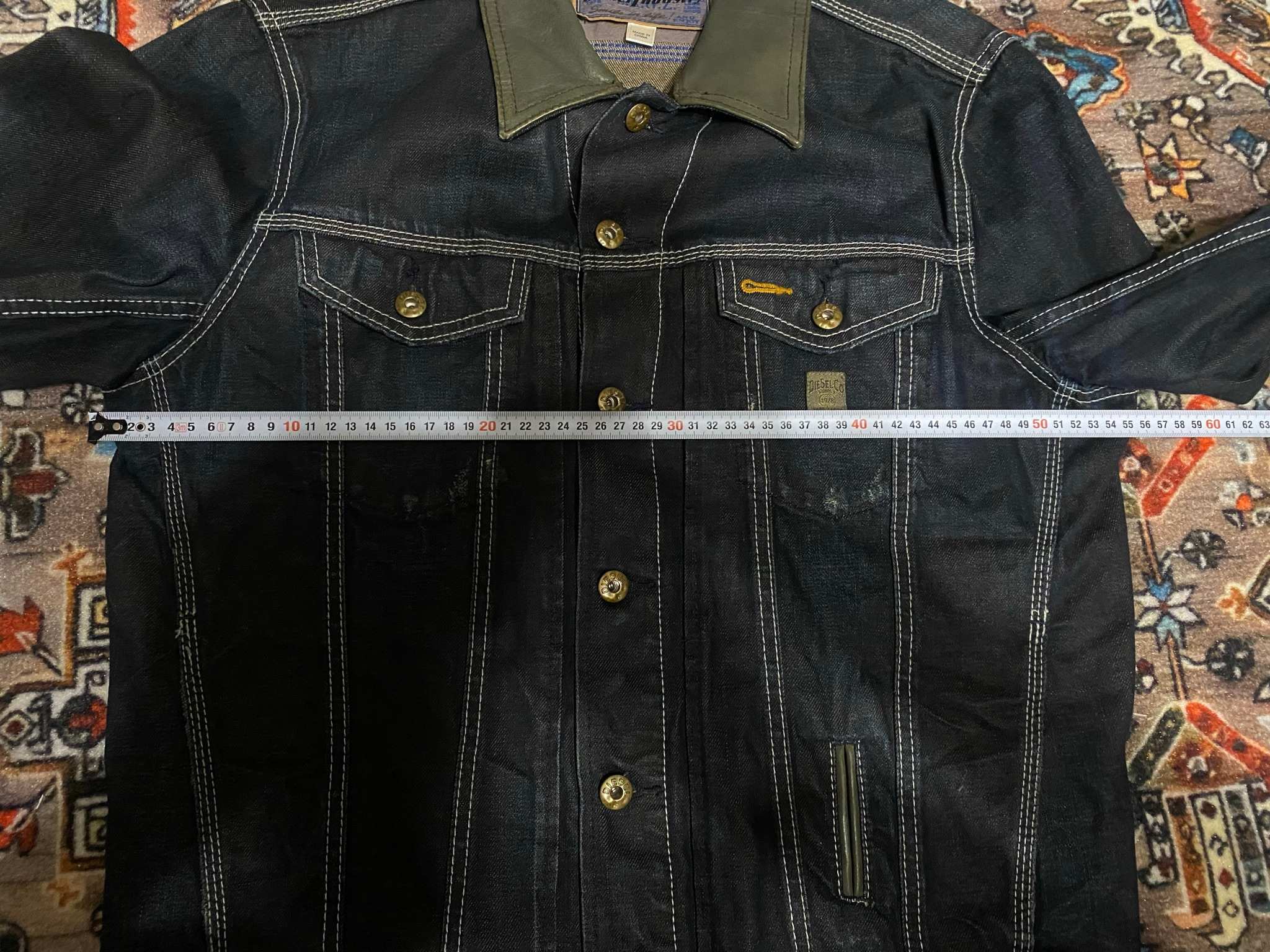 Diesel Leather Collar Jacket, миниатюра 11