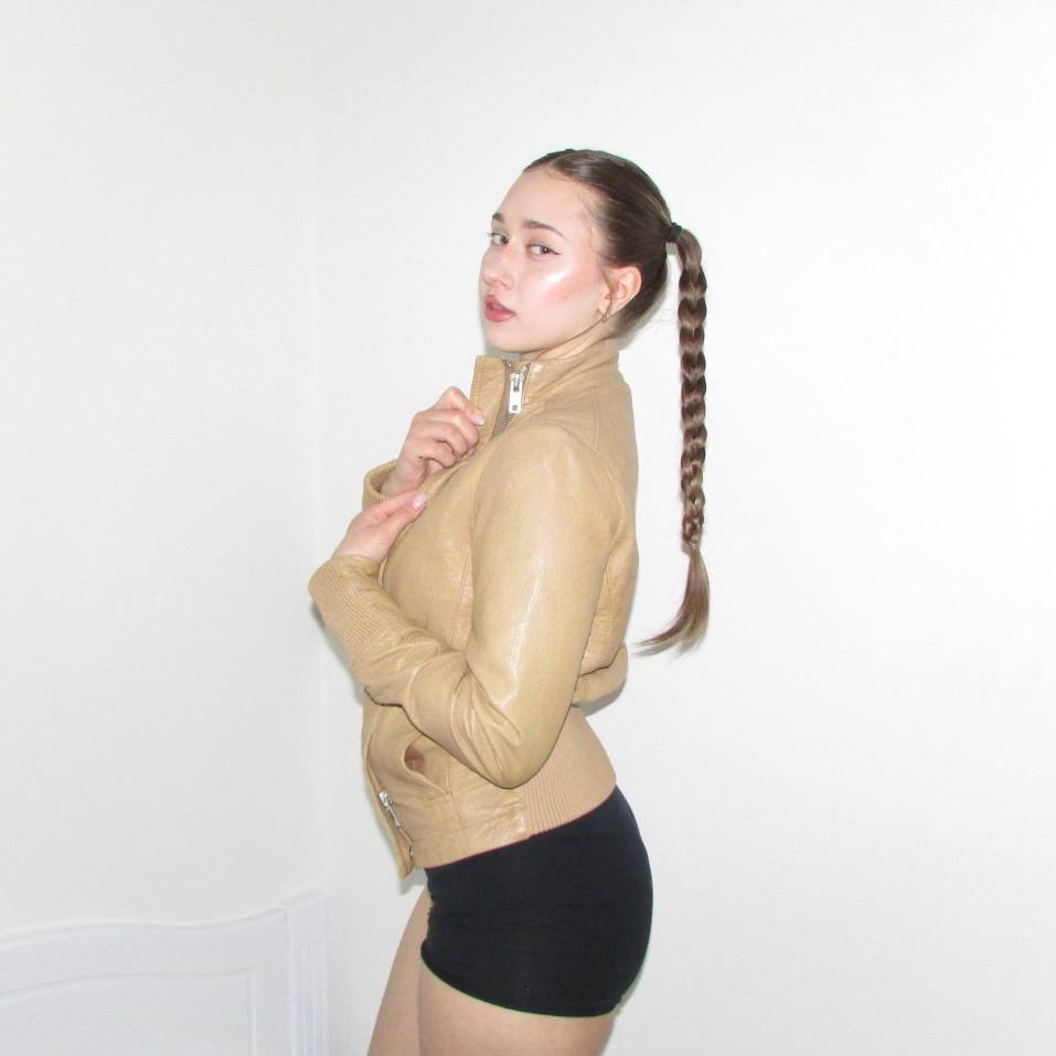 DKNY Leather jacket, миниатюра 2