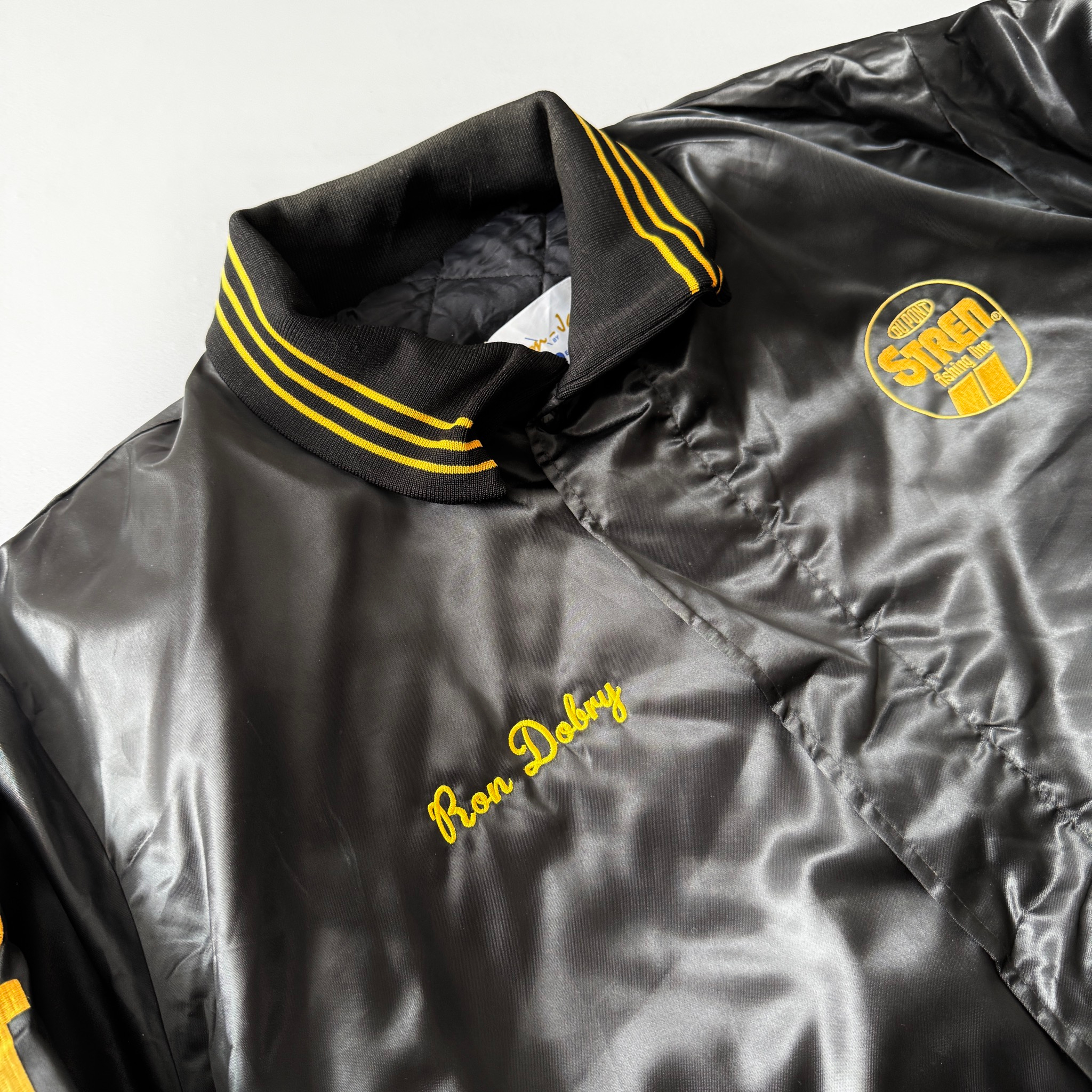 Don Jac DVB 1990s vtg stren varsity bomber jacket, миниатюра 5
