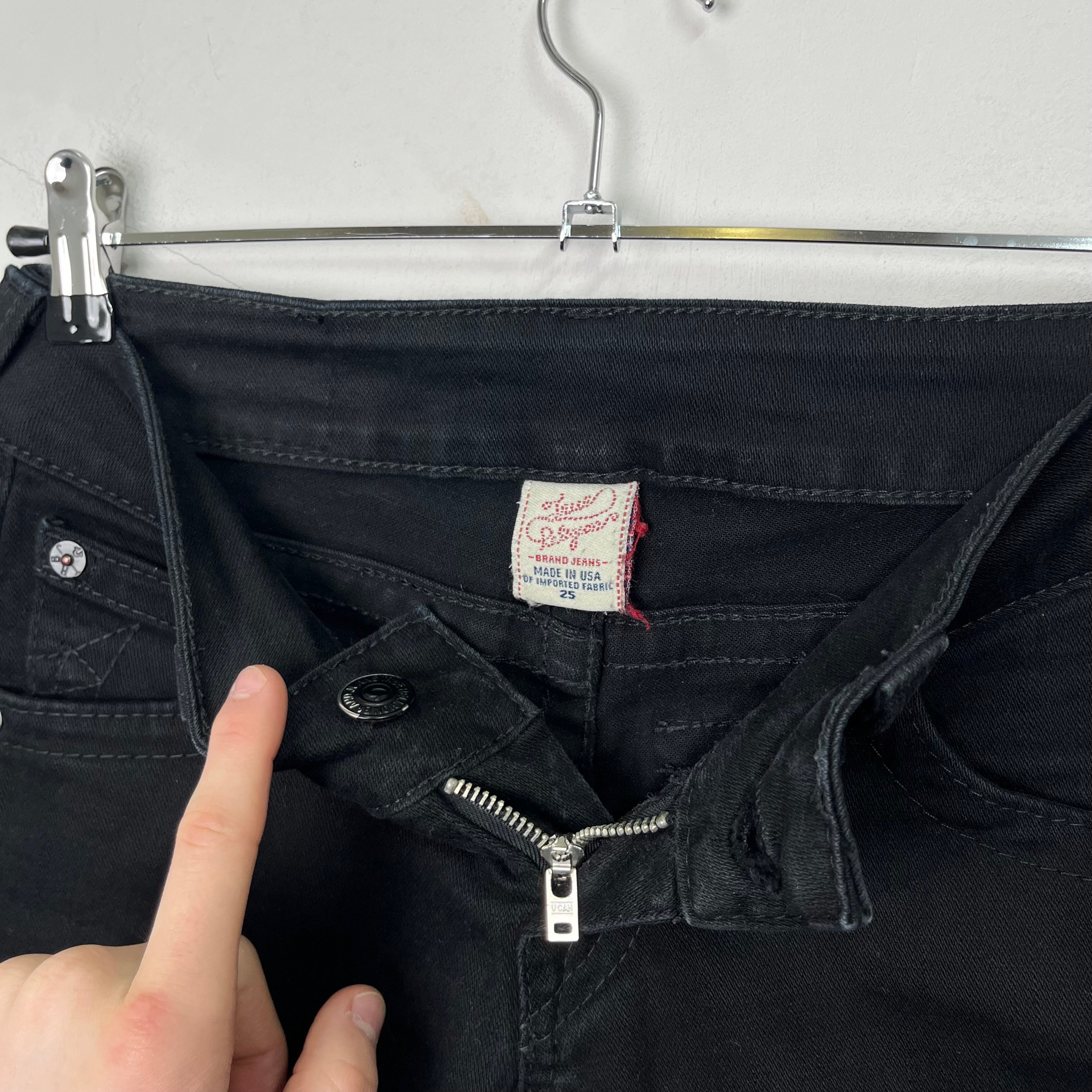 True Religion Joey Bootcut Flared Black, миниатюра 8