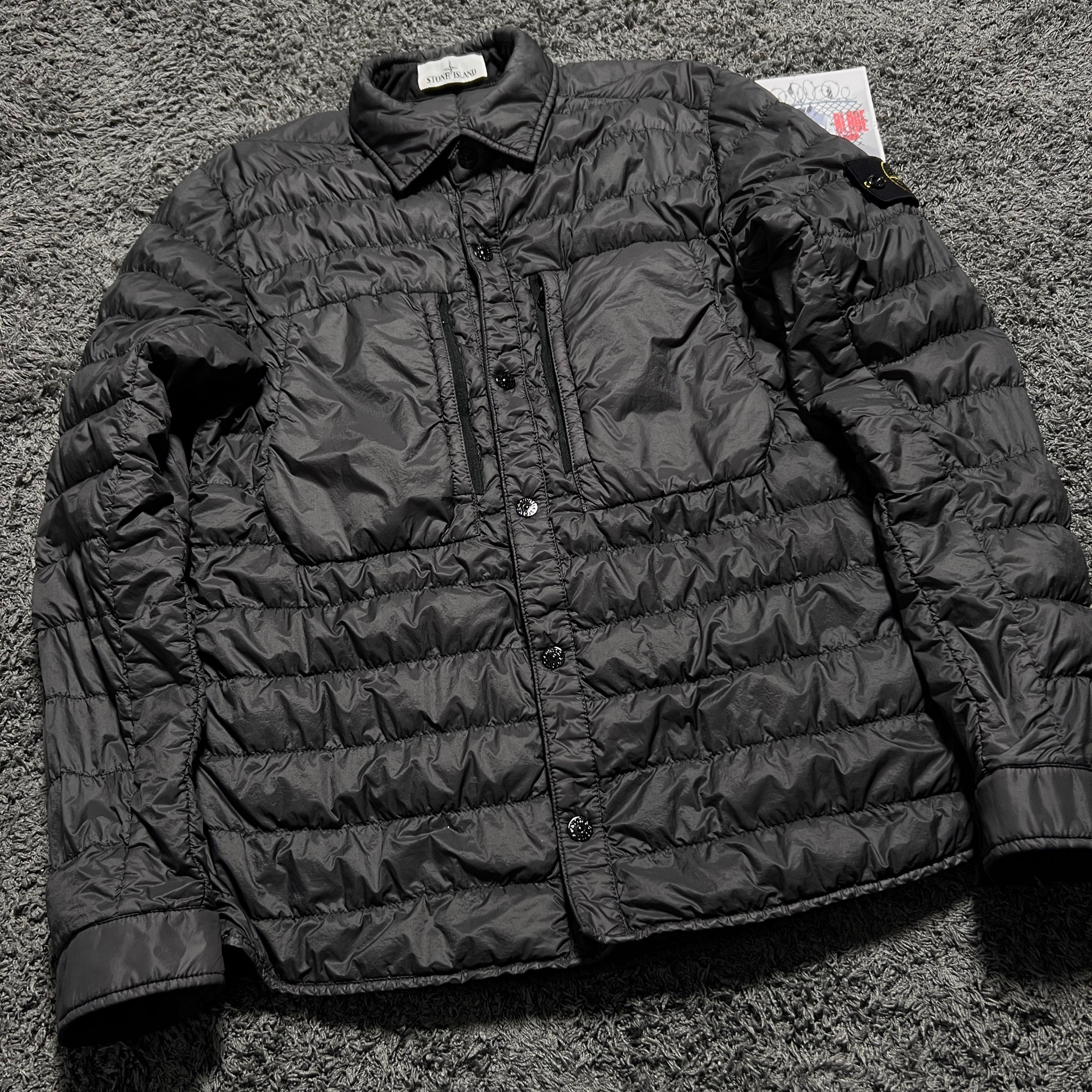 Stone Island GARMENT DYED MICRO YARN DOWN JACKET, миниатюра 3