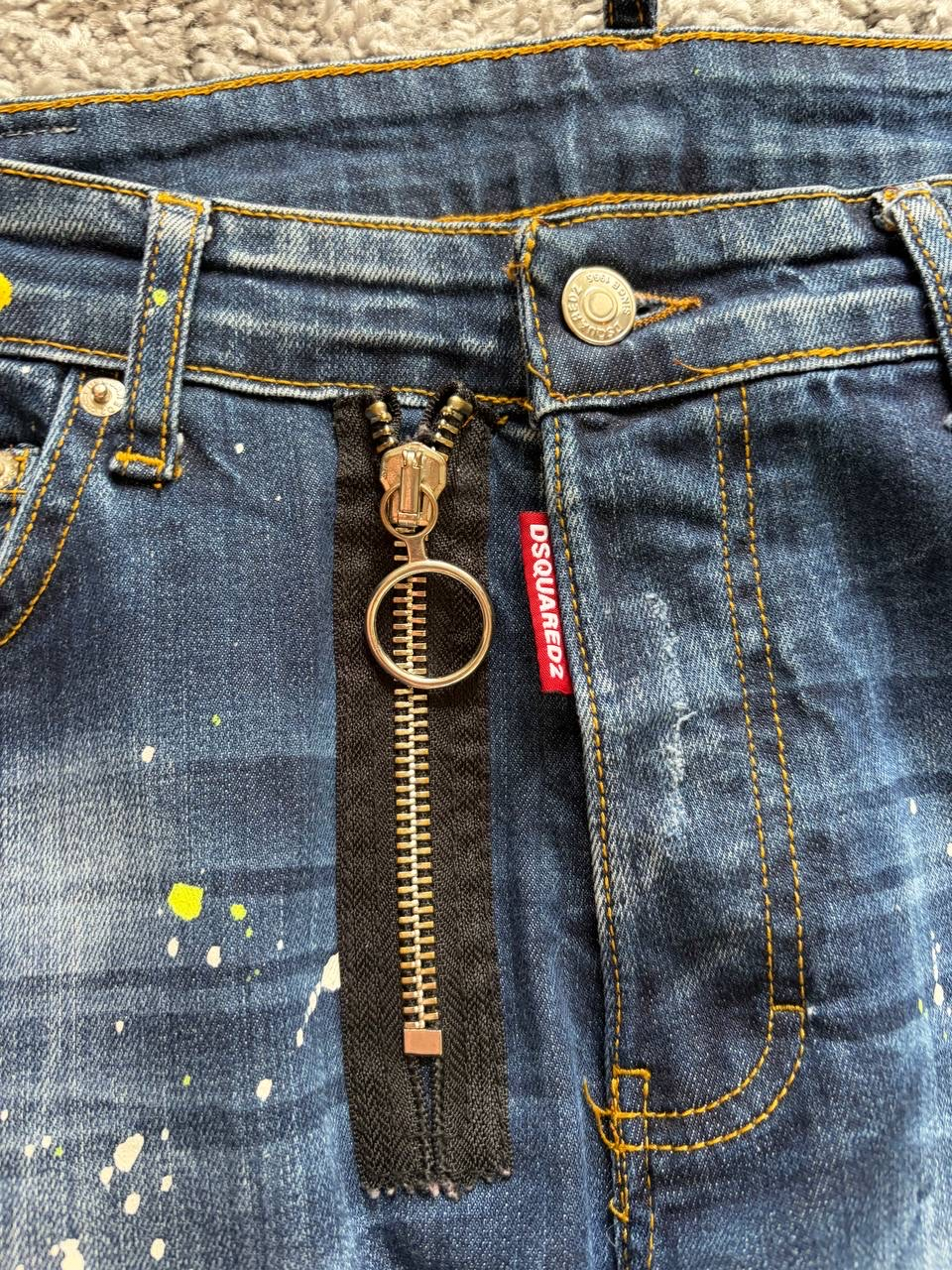 Dsquared2 Full Distressed Slim Jeans, миниатюра 6
