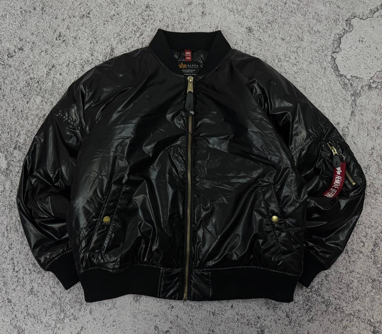 Alpha Industries  MA-1 Puffy Glossy Bomber Jacket, миниатюра 1