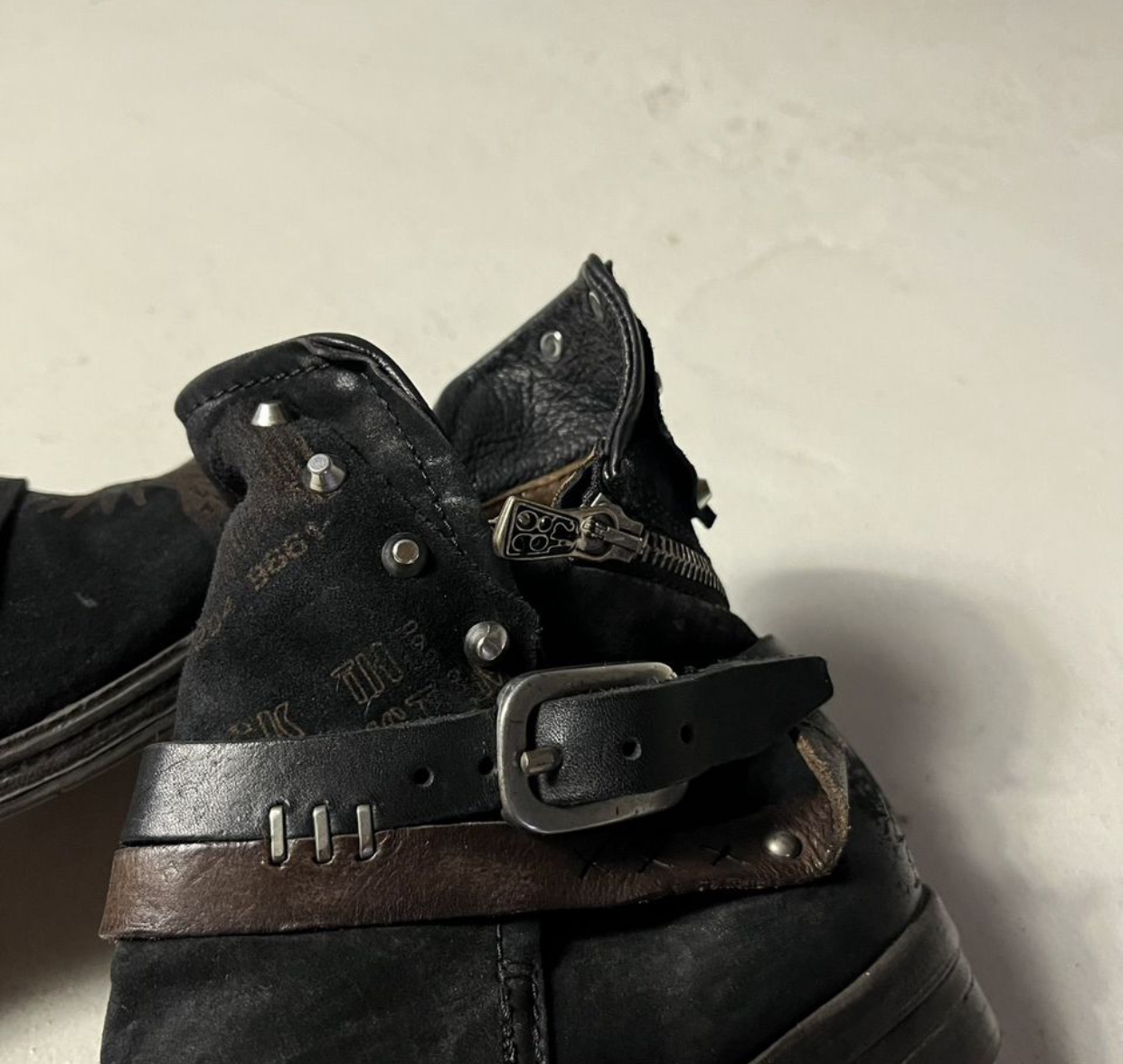 A.S 98 A.S 98 Anarchy Leather Wax Boots Japan, миниатюра 5