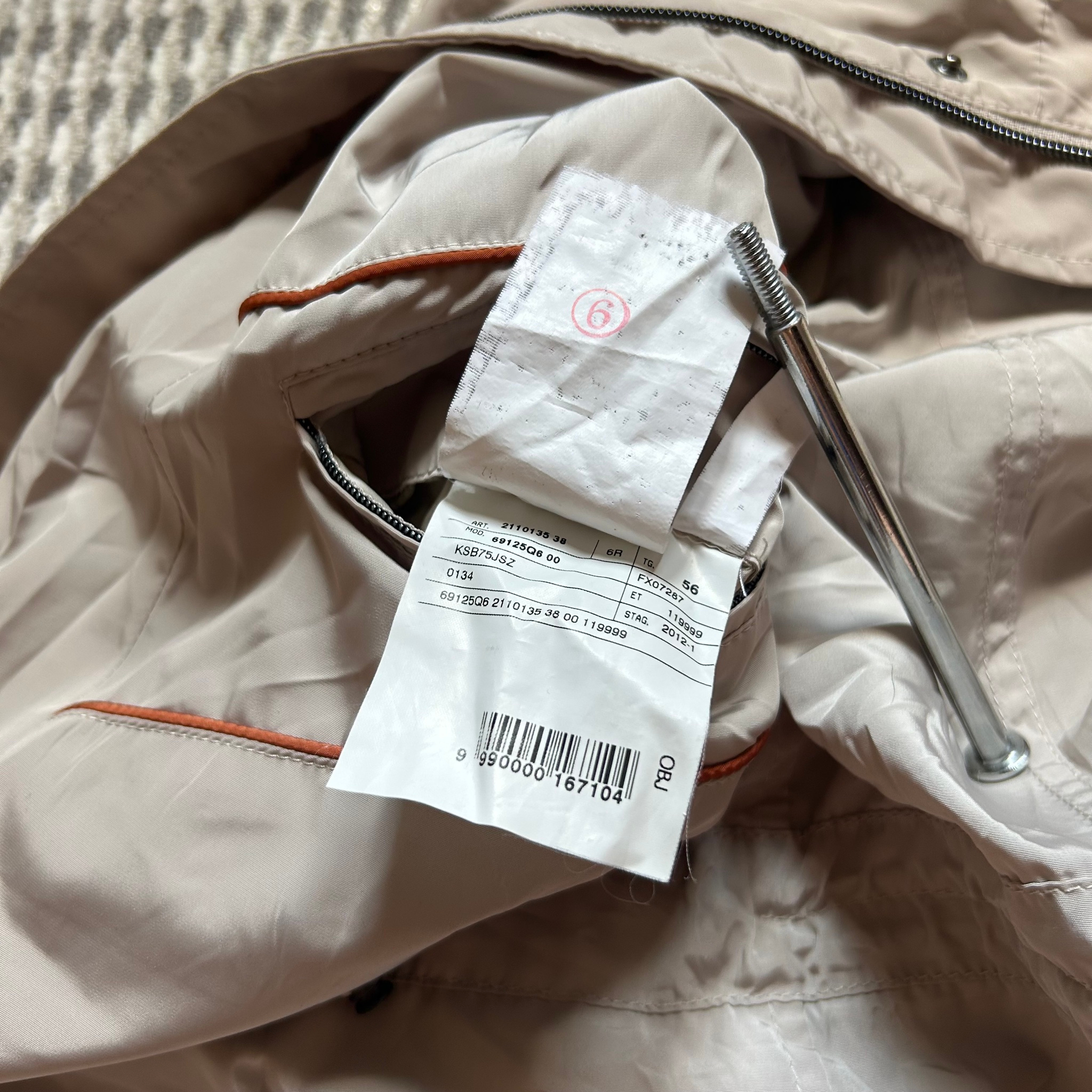 Corneliani Vintage Old Money Windbreaker Waterproof Jacket, миниатюра 9