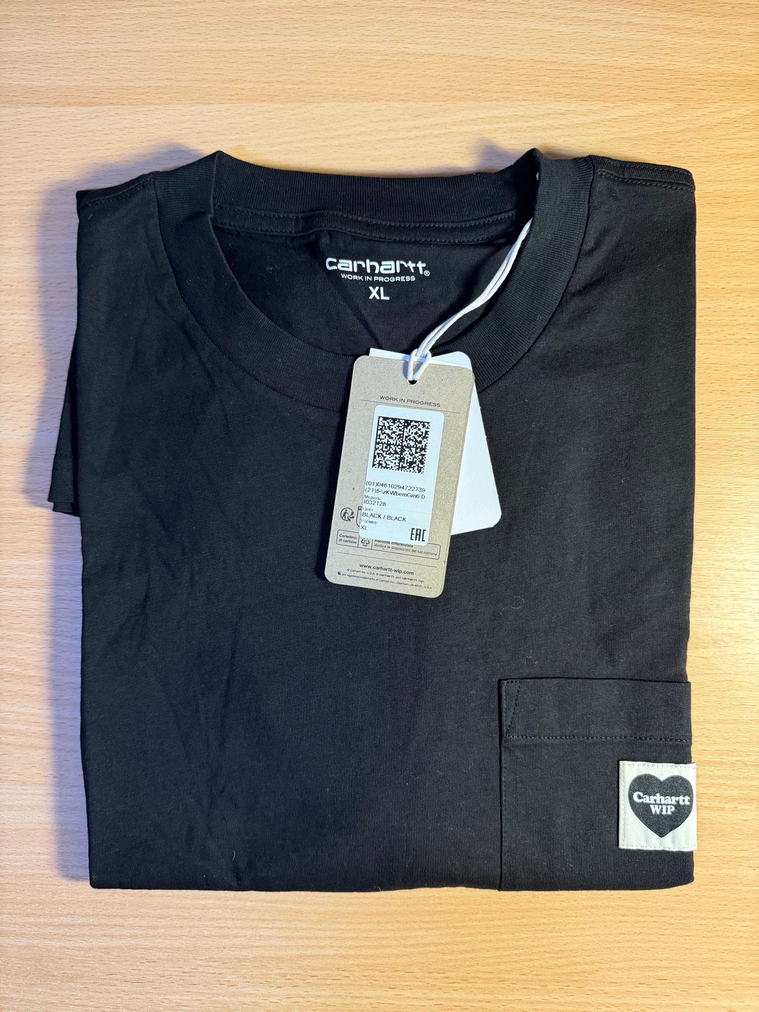 Carhartt WIP S/S Pocket Heart T-Shirt, миниатюра 6