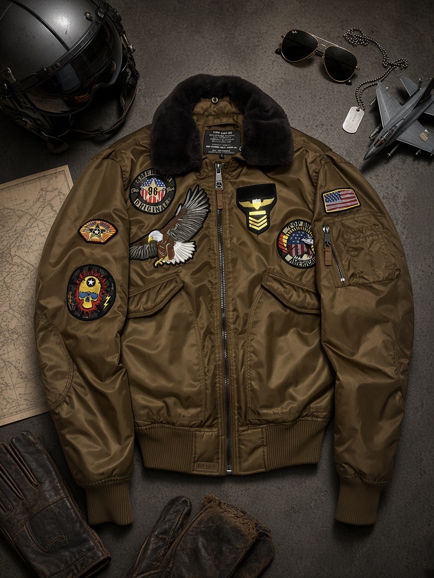 Top Gun Бомбер Top Gun CWU-45 American, миниатюра 1