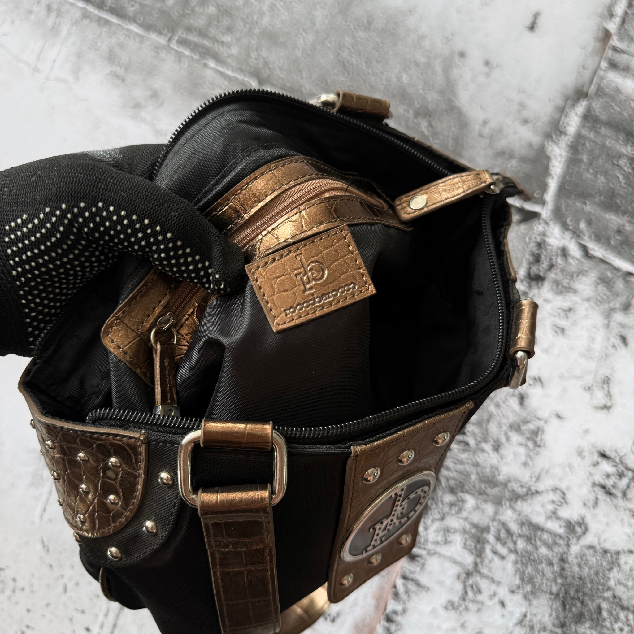Roccobarocco 2000s Vintage y2k Shoulder Bag, миниатюра 6