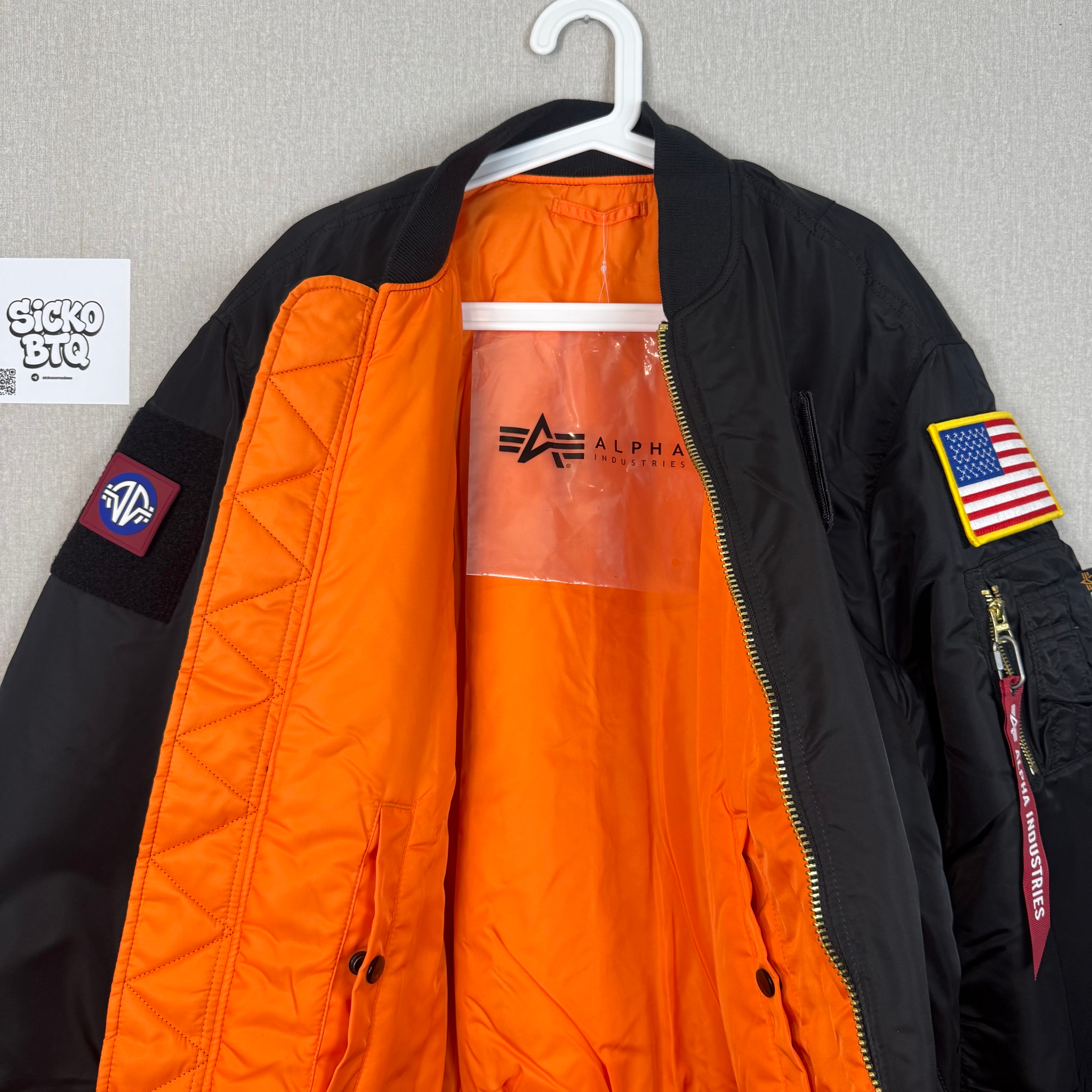 Alpha Industries Bomber Logo Patch, миниатюра 8