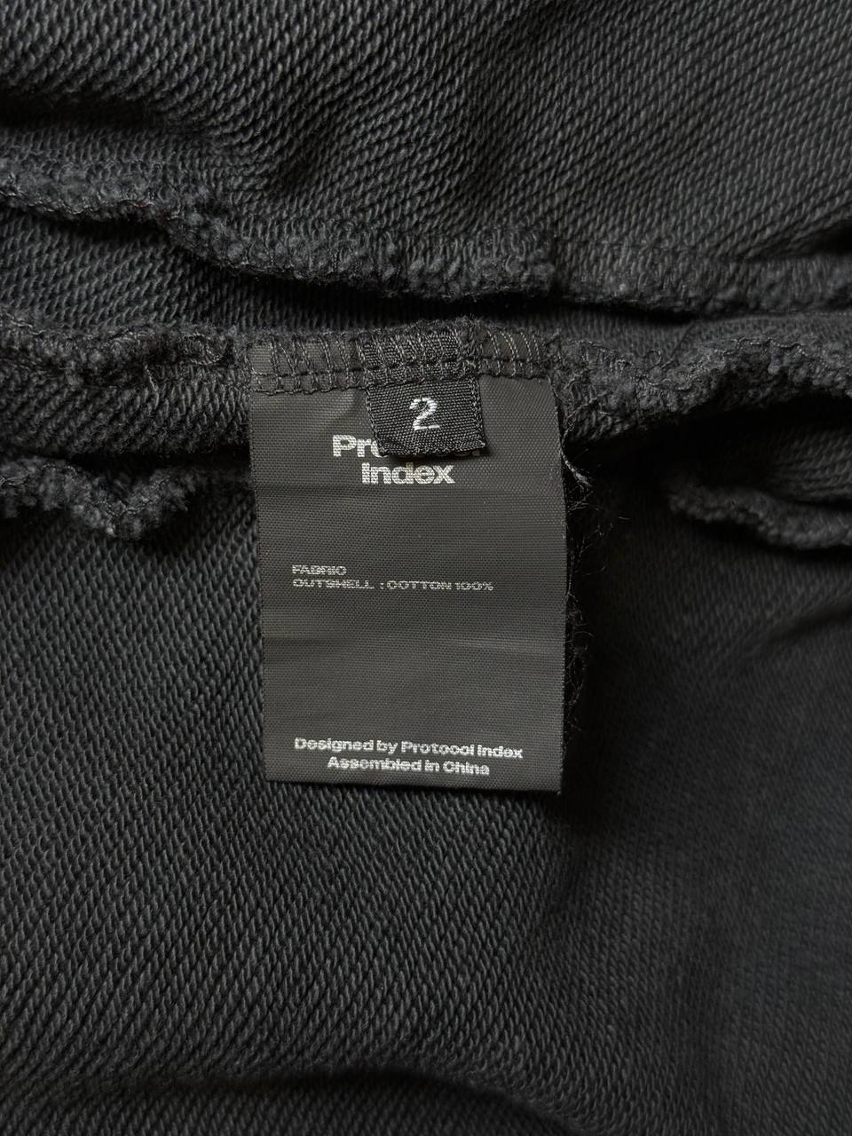 Protocol Index UPSIDE DOWN Black Zip Hoodie, миниатюра 7
