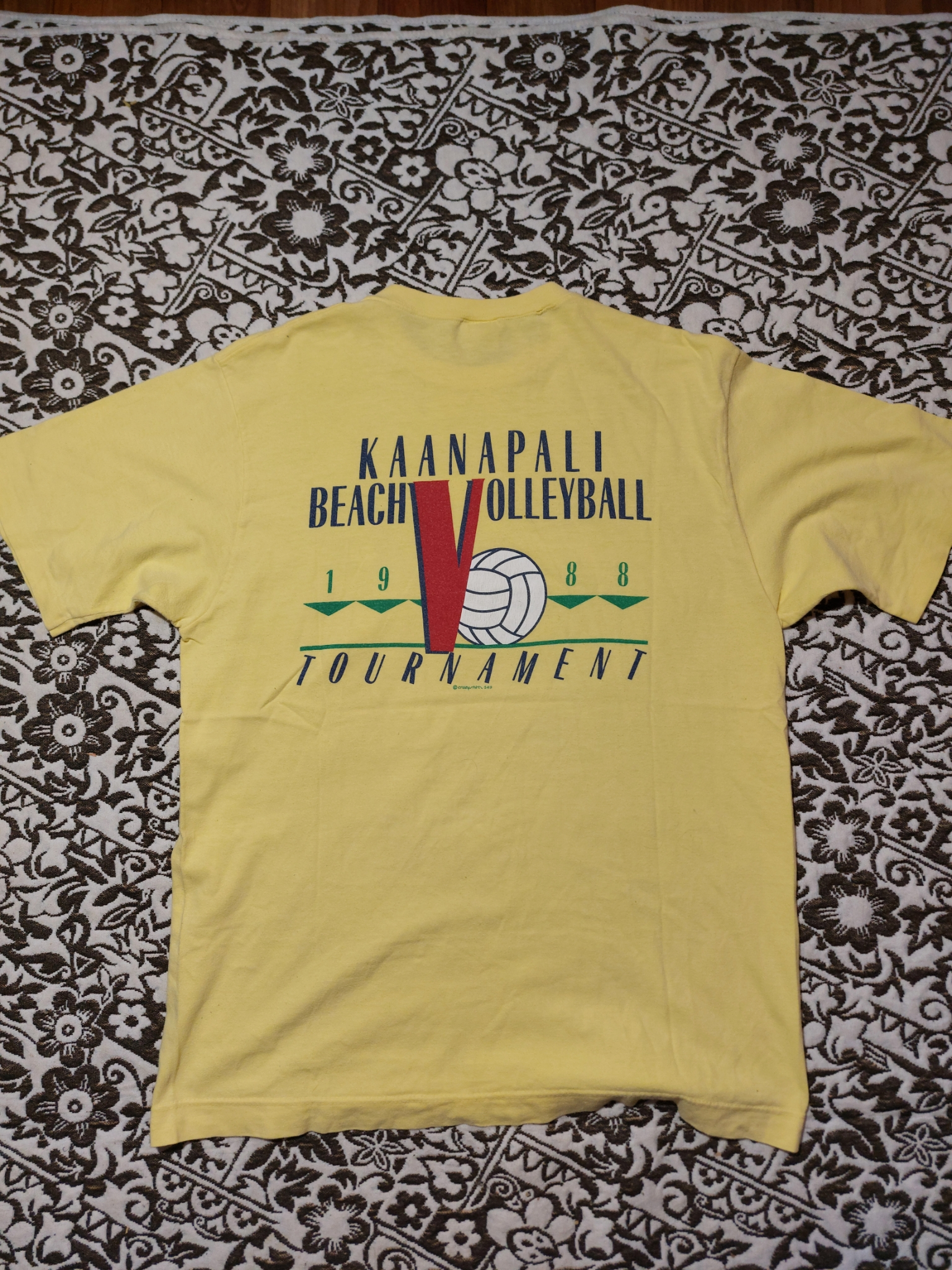 Crazy shirt Kaanapali Beach Volleyball Tournament 1988, миниатюра 2
