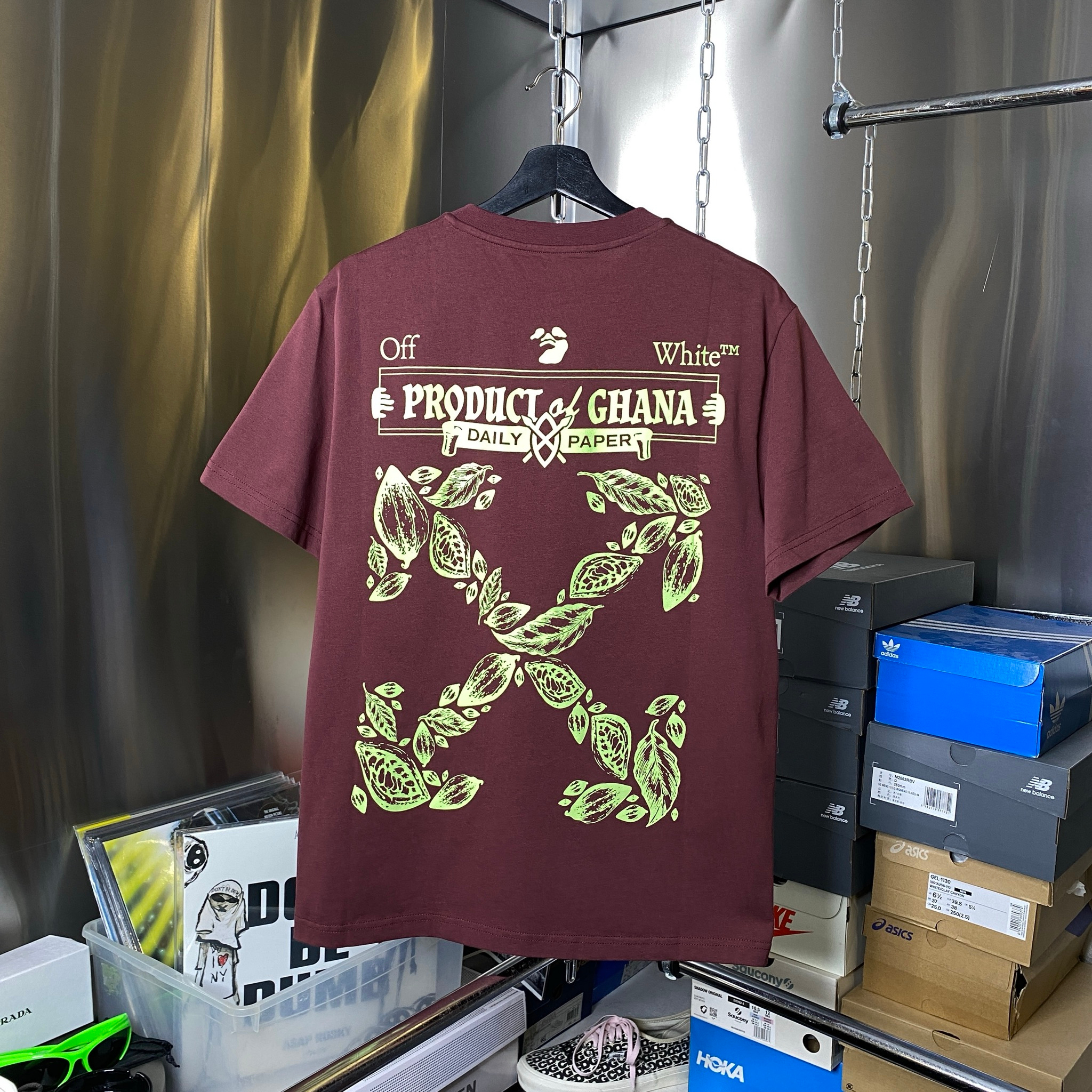 OFF-WHITE x Daily Paper x Surf Ghana PRODUCT OF GHANA TEE SS21, миниатюра 1