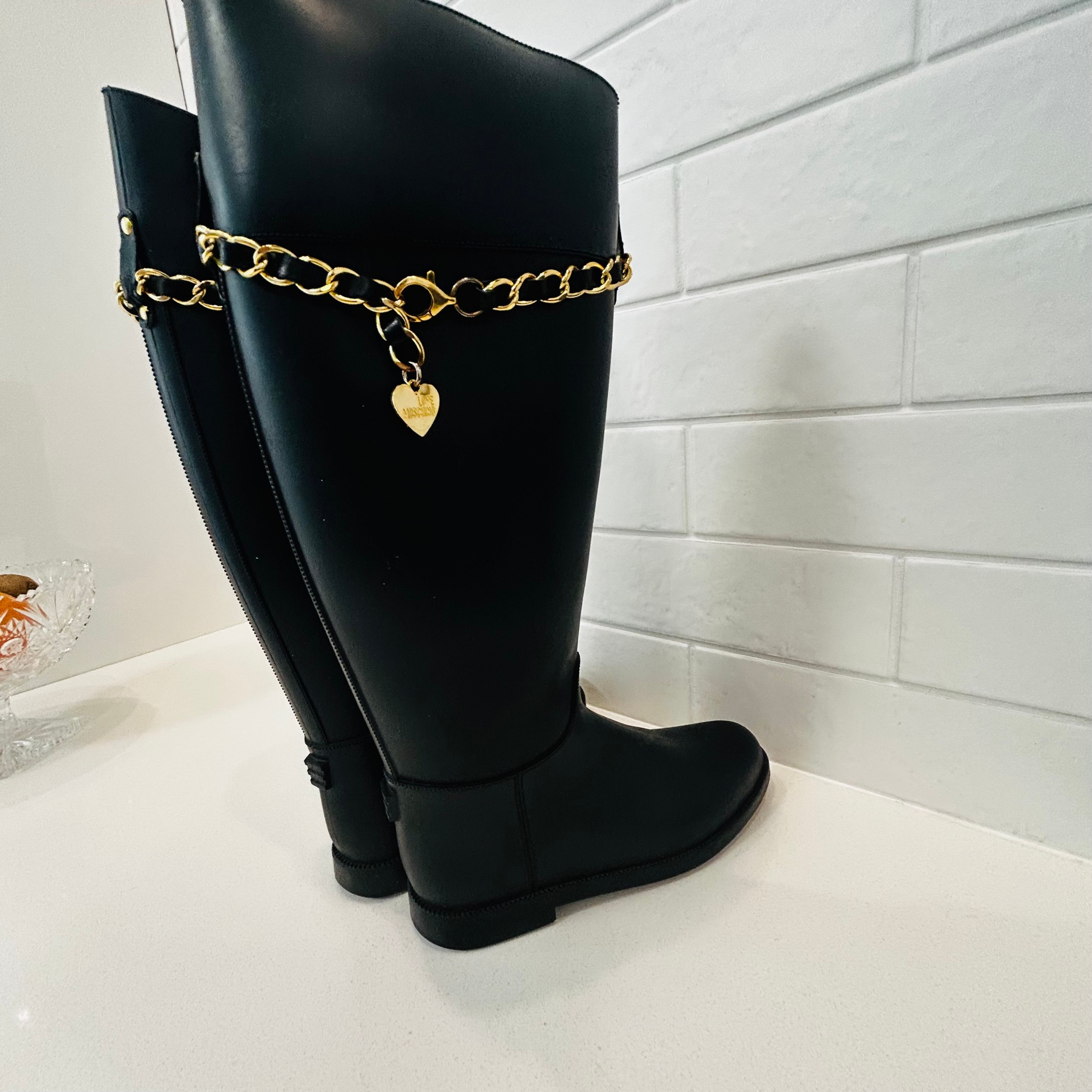 Love Moschino Rubber Boots, миниатюра 4