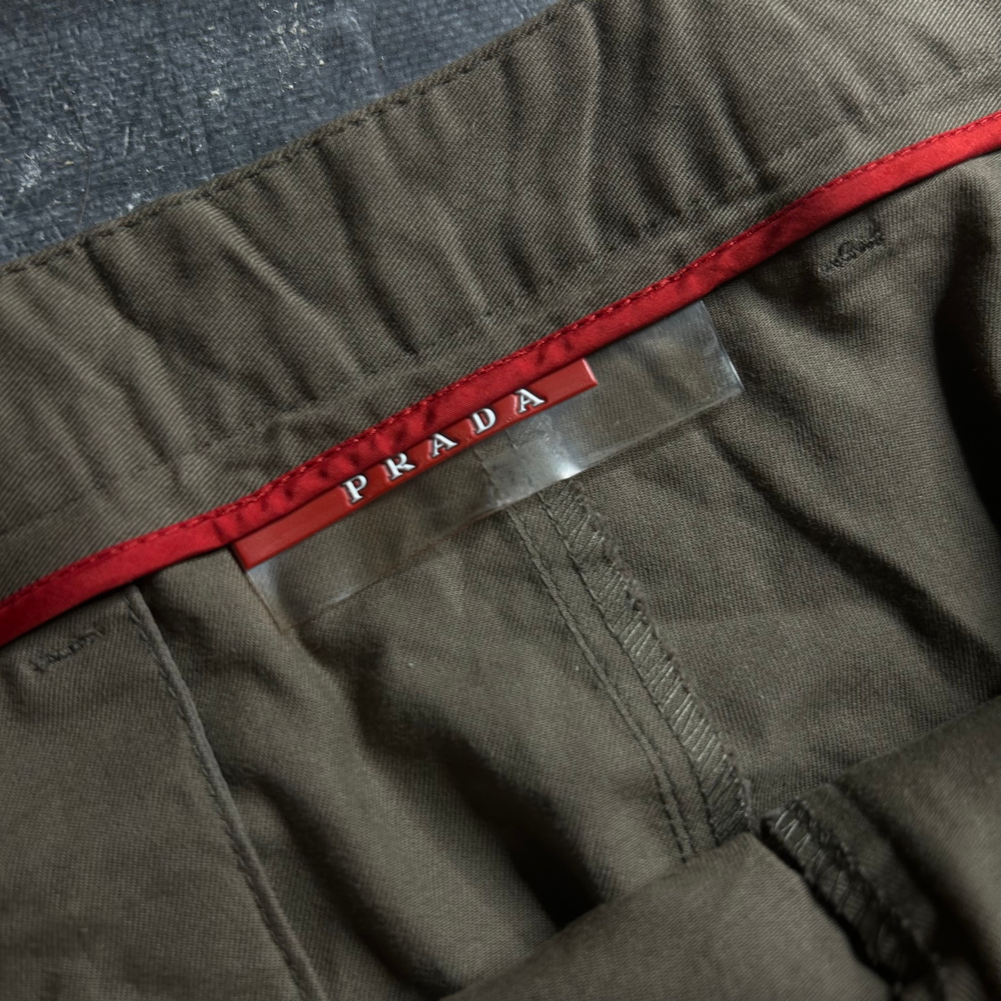 Prada Flared Pants Red Tab, миниатюра 4