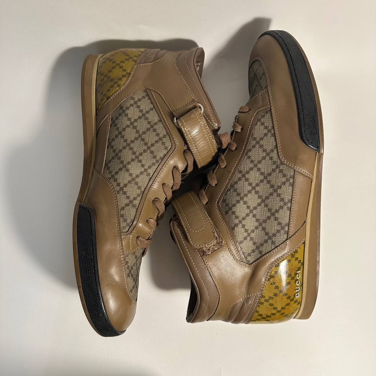 Gucci Diamante Canvas High-Top Sneakers, миниатюра 2