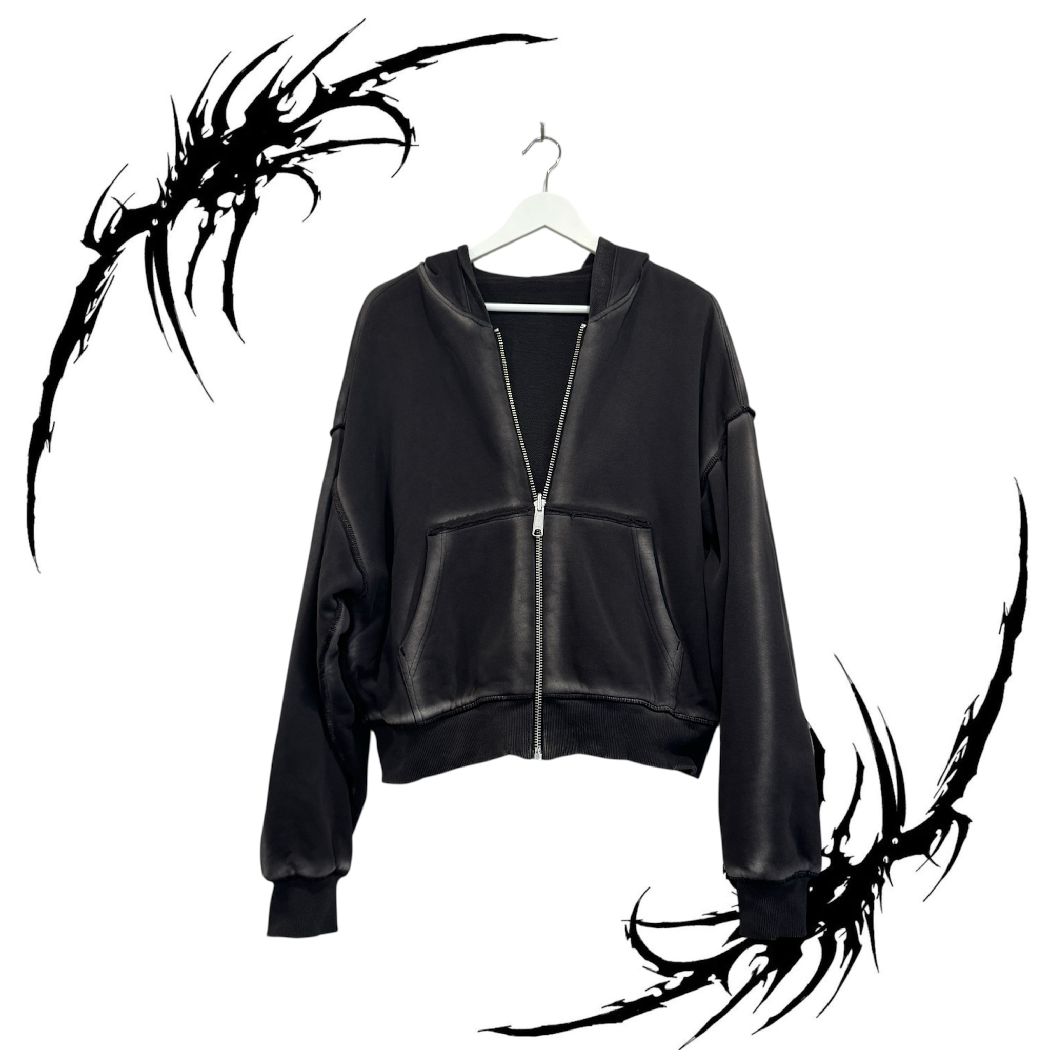 Heron Preston x H&M reversible zip-though hoodie, миниатюра 3