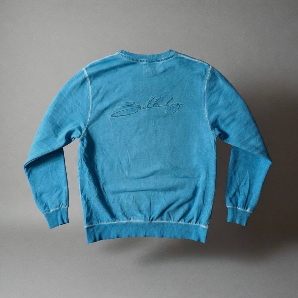 Bikkembergs Garment Dyed Sweatshirt, миниатюра 2