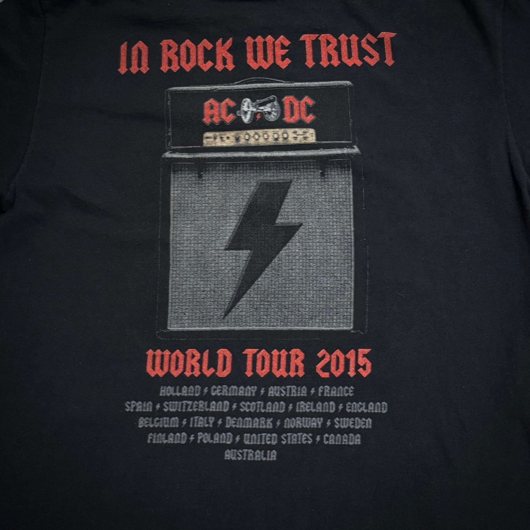 AC/DC Tour 2015 Merch T-Shirt, миниатюра 5