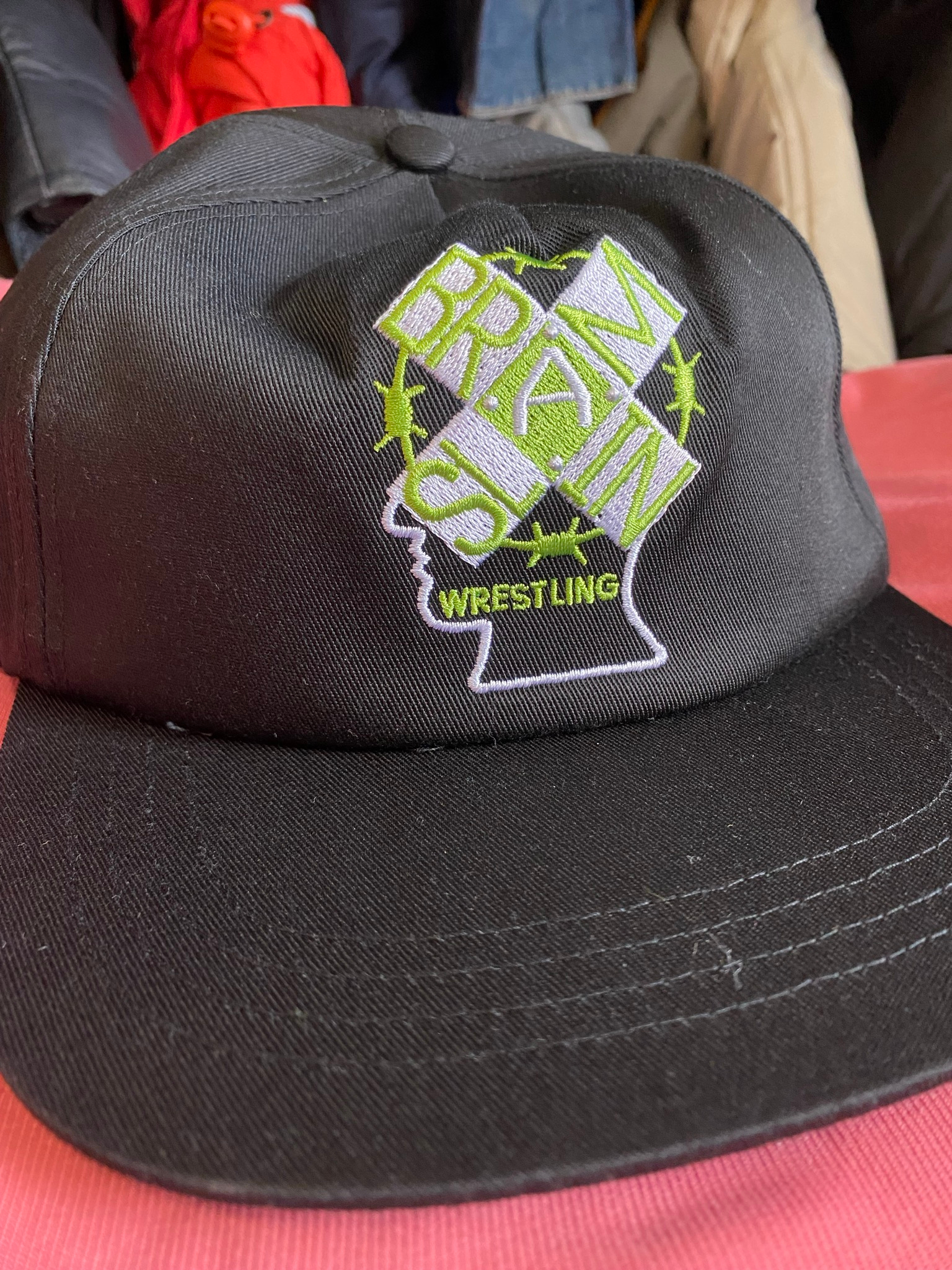 Brain Dead Brain Slam Wrestling Hat SS22, миниатюра 1