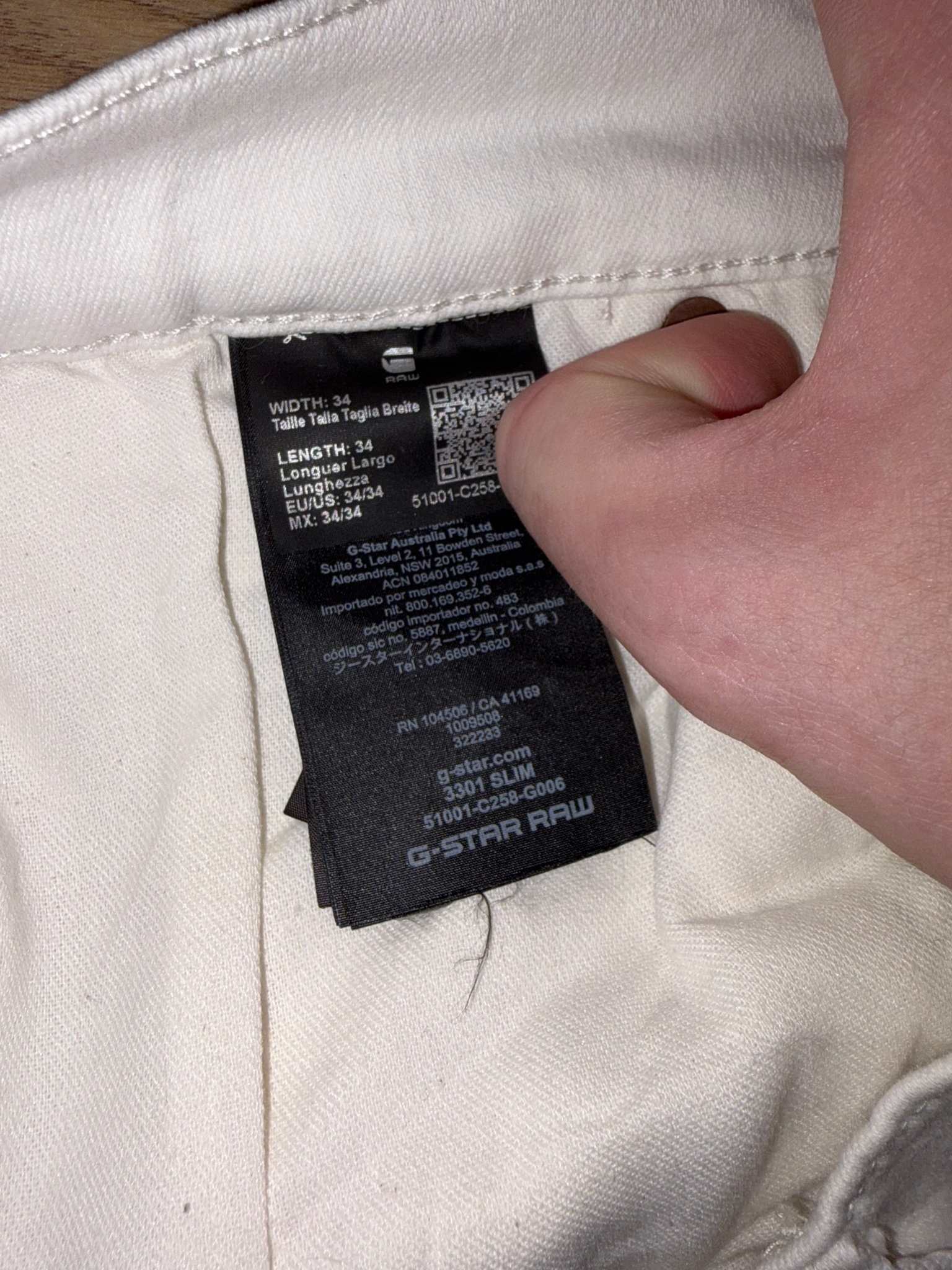 G-STAR RAW 3301 SLIM FIT, миниатюра 4