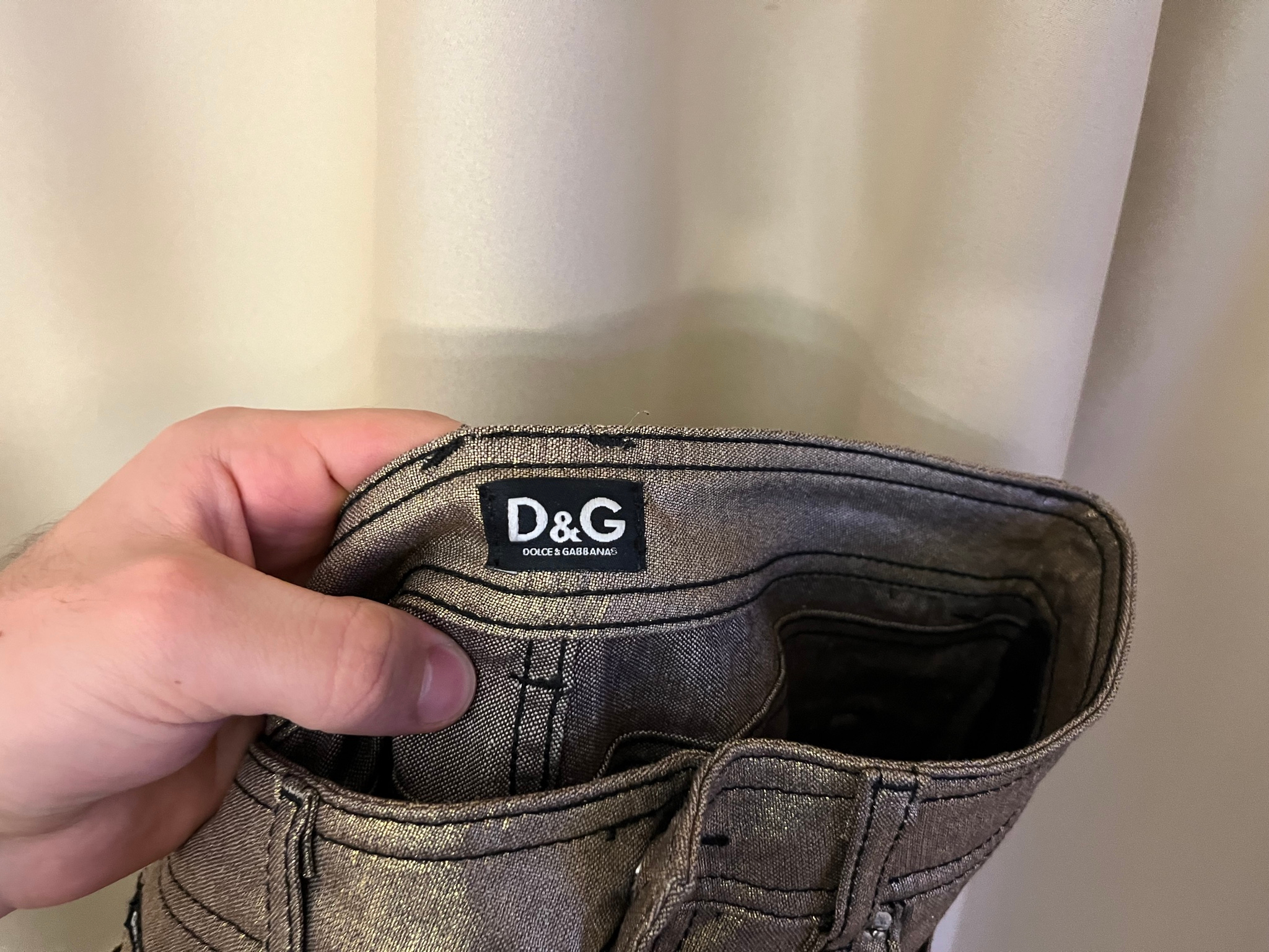Dolce & Gabbana Gold Slim Jeans, миниатюра 9