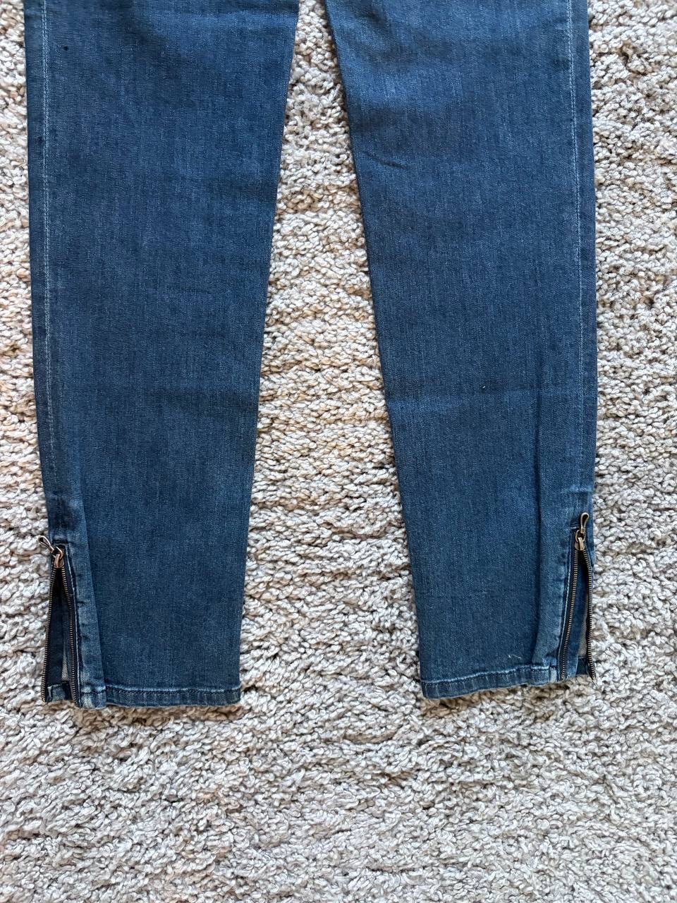 Lanvin Archive Hearts logo zip-down jeans, миниатюра 7