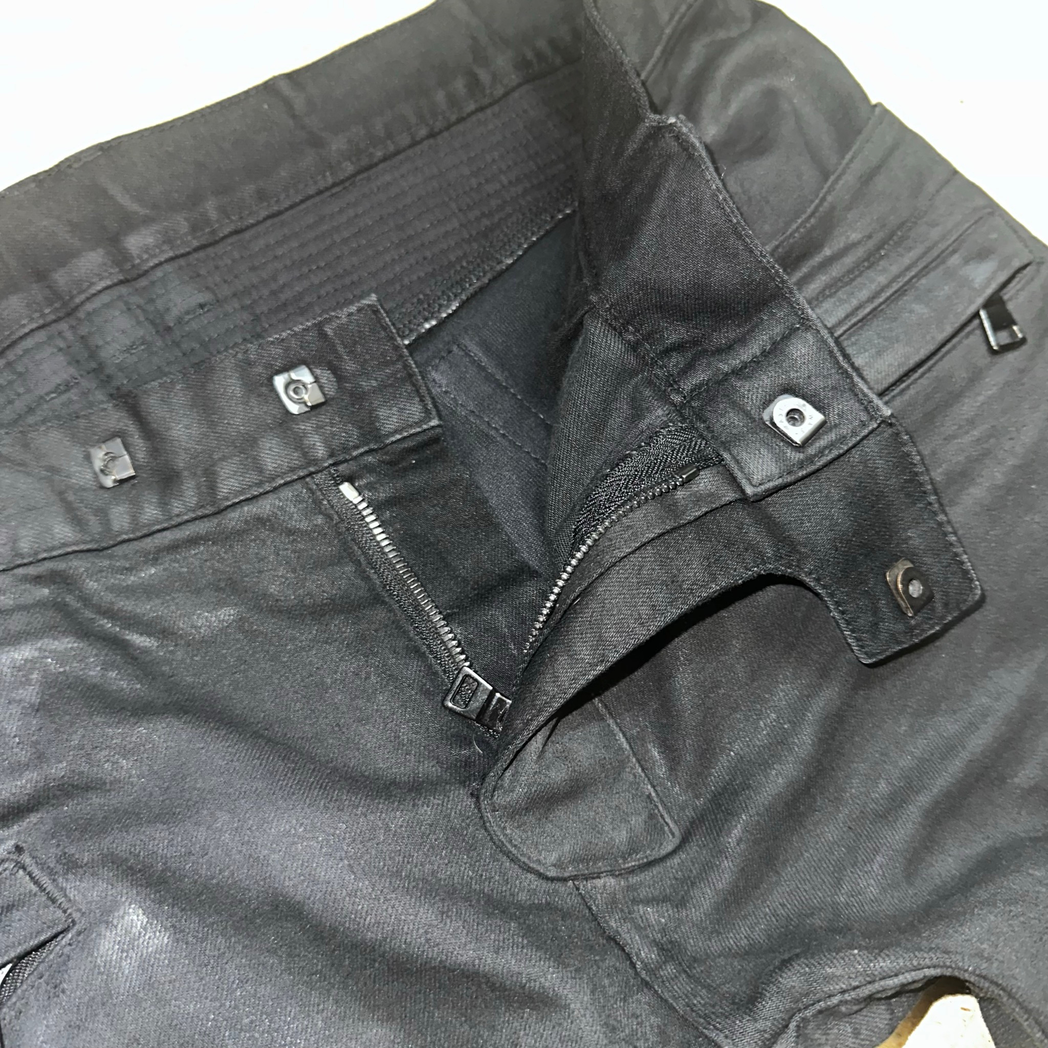 Balmain Waxed Biker Jeans FW14, миниатюра 8