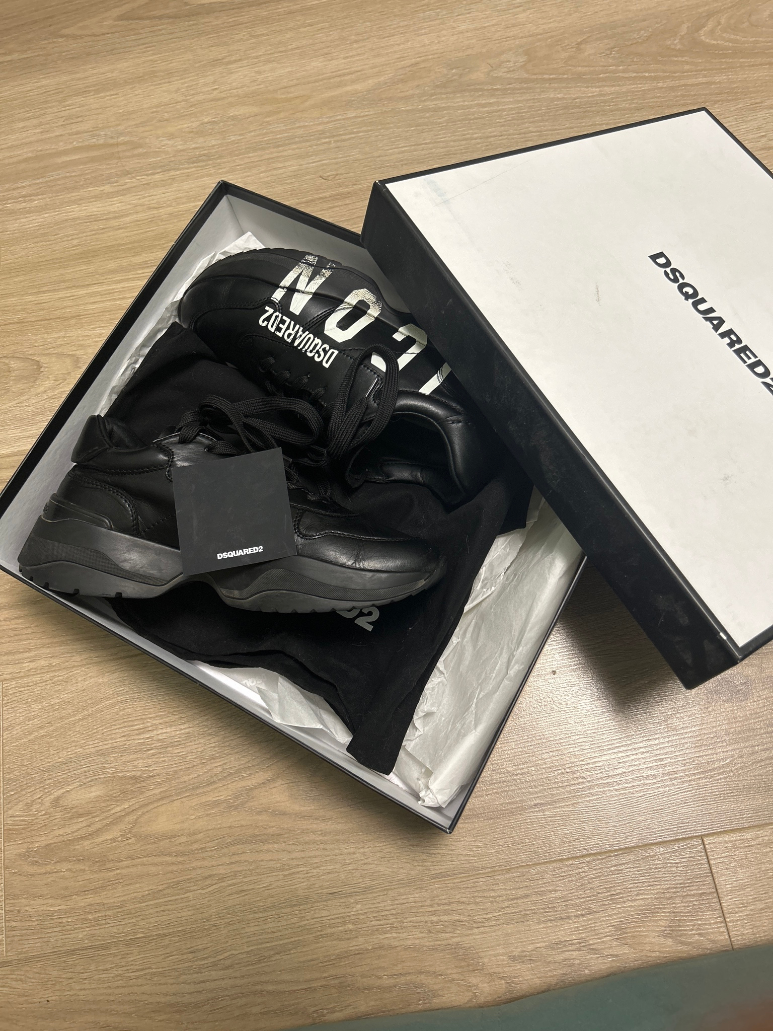 Dsquared2 Lace-Up Low Top Sneakers, миниатюра 13