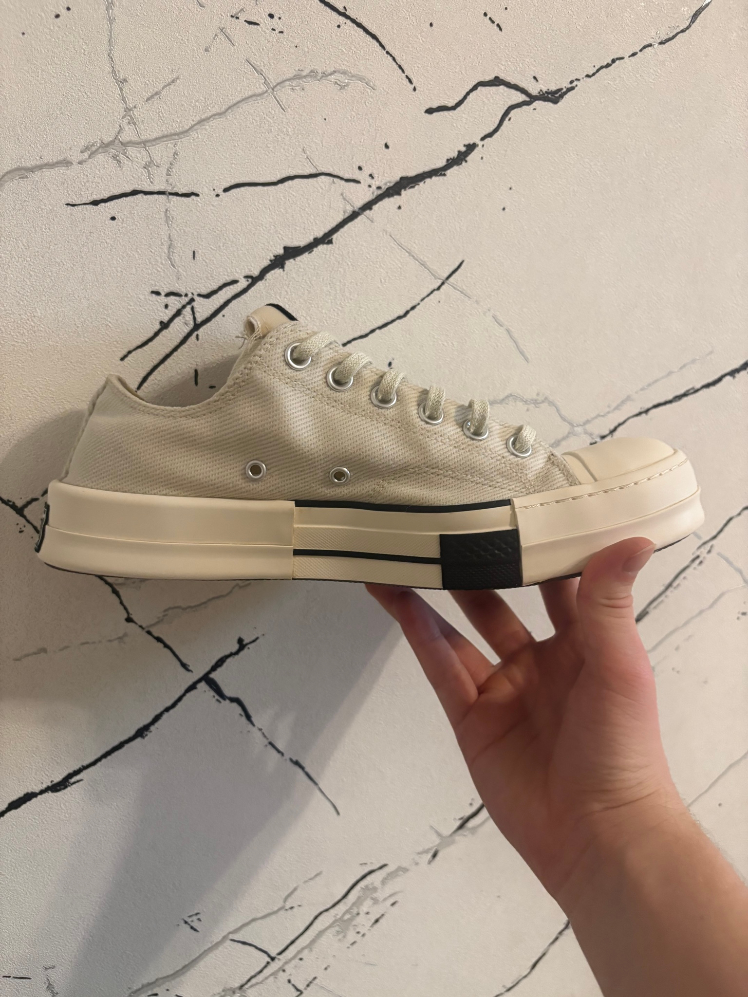 Rick owens x Converse drkshdw low, миниатюра 11