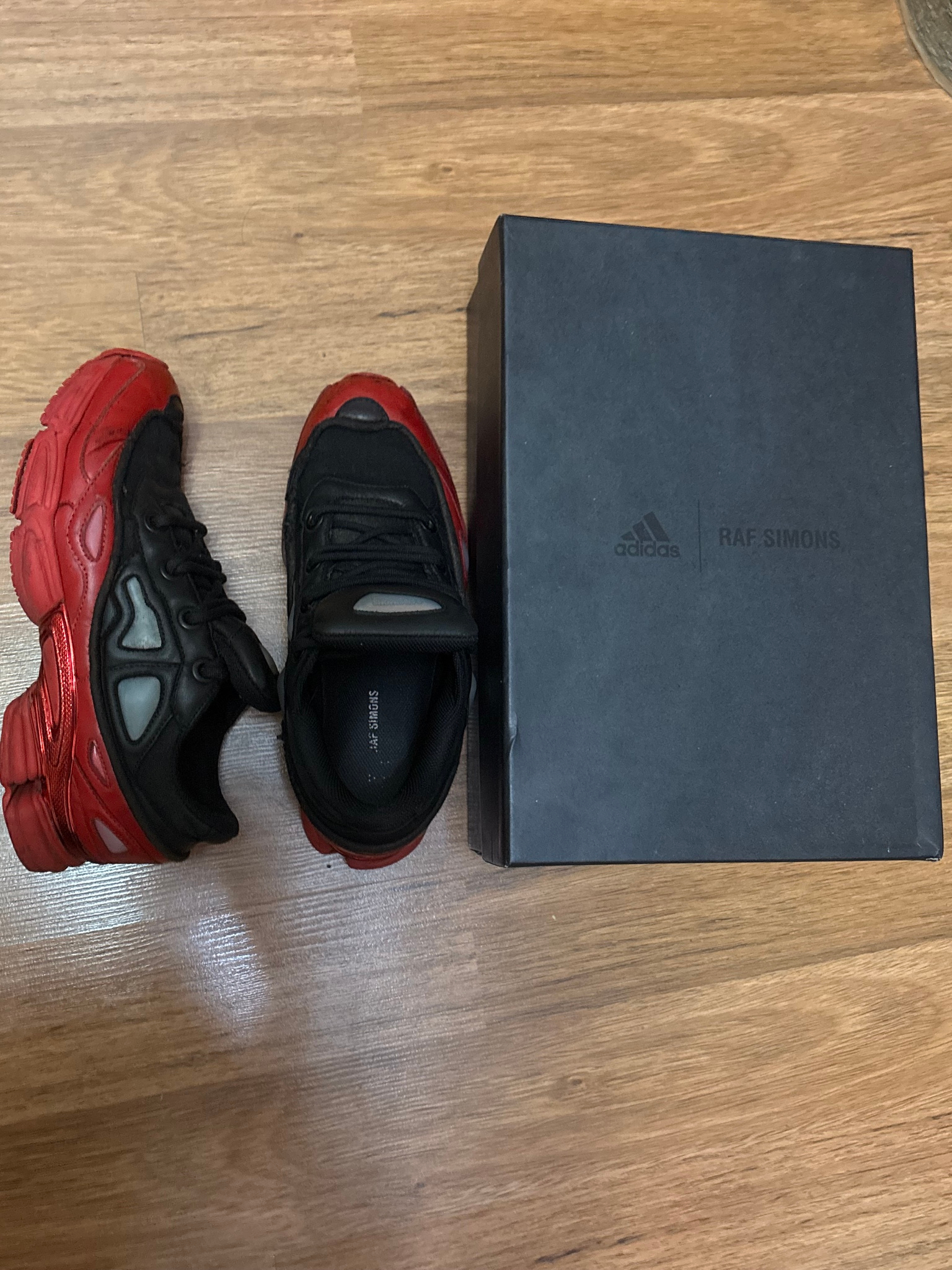 Adidas x Raf Simons Ozweego 3 scarlet, миниатюра 1
