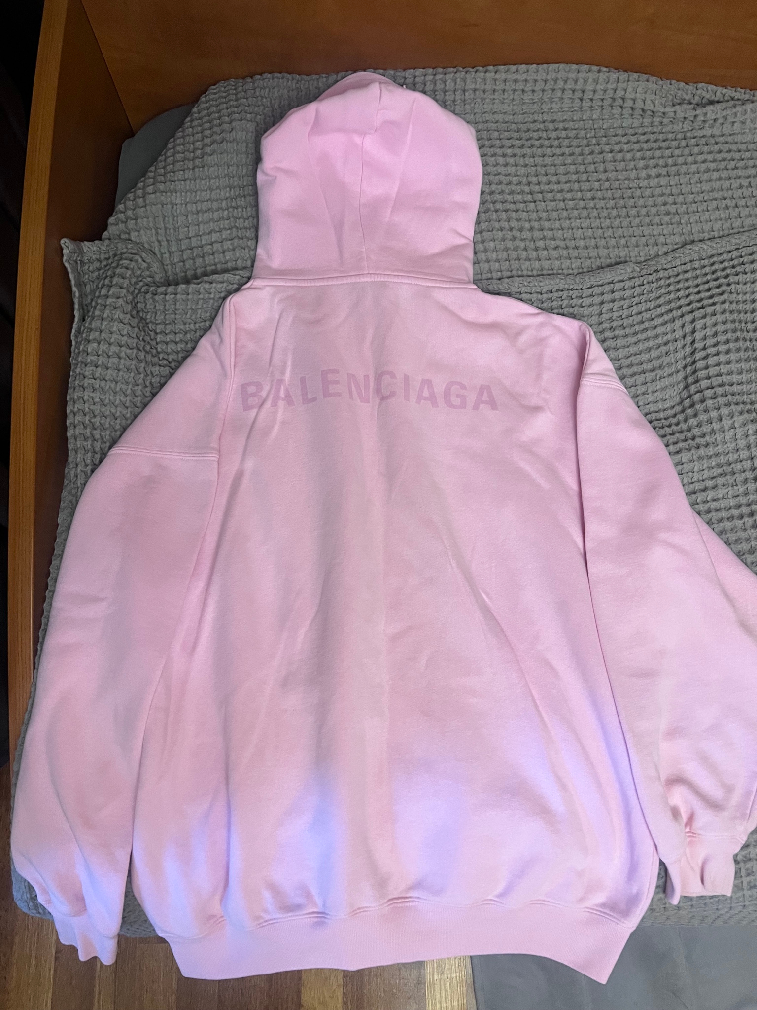 Balenciaga Oversized Logo Hoodie SS20, миниатюра 2