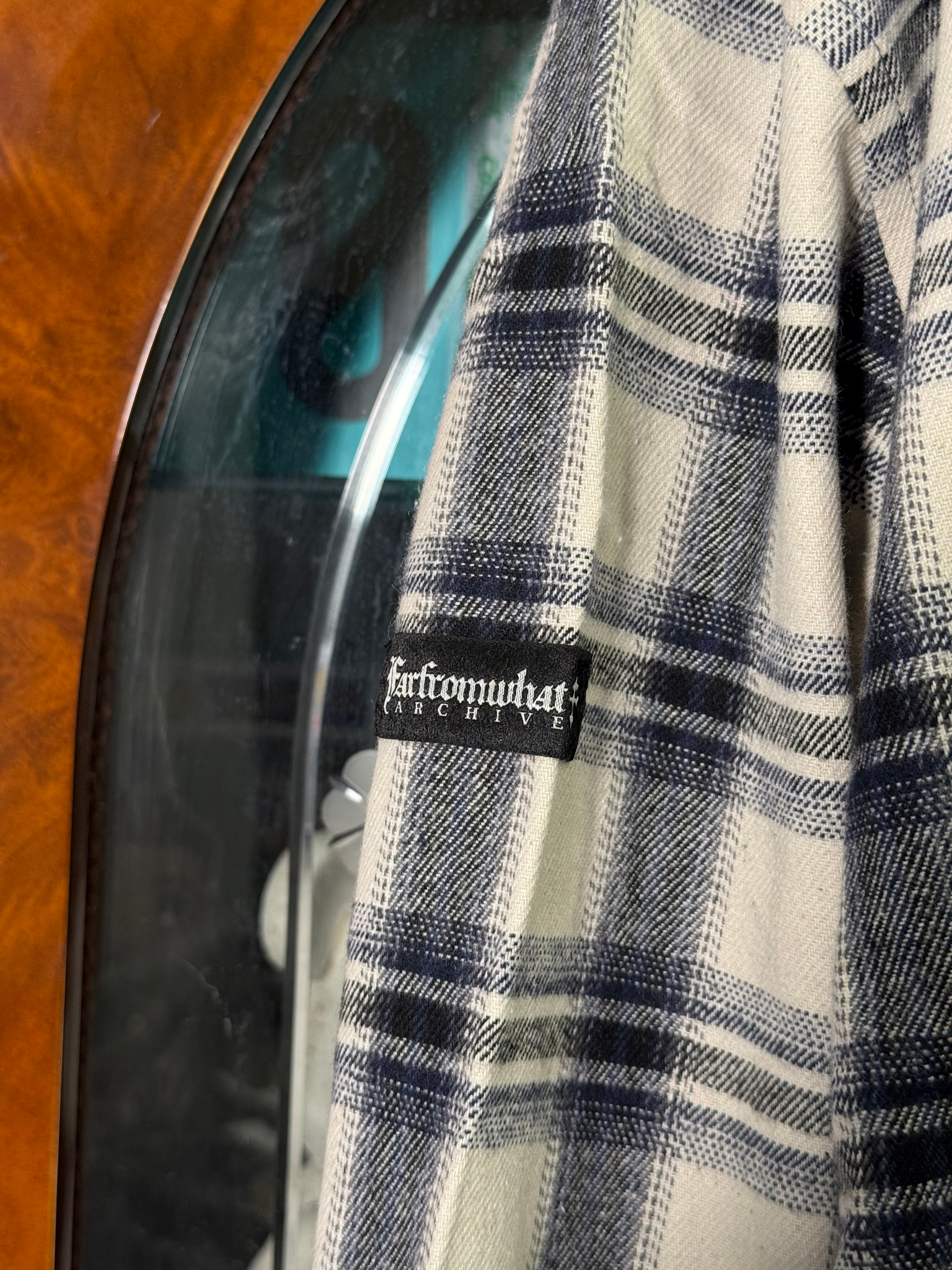 FAR FROM WHAT Far Logo Flannel Shirts, миниатюра 4