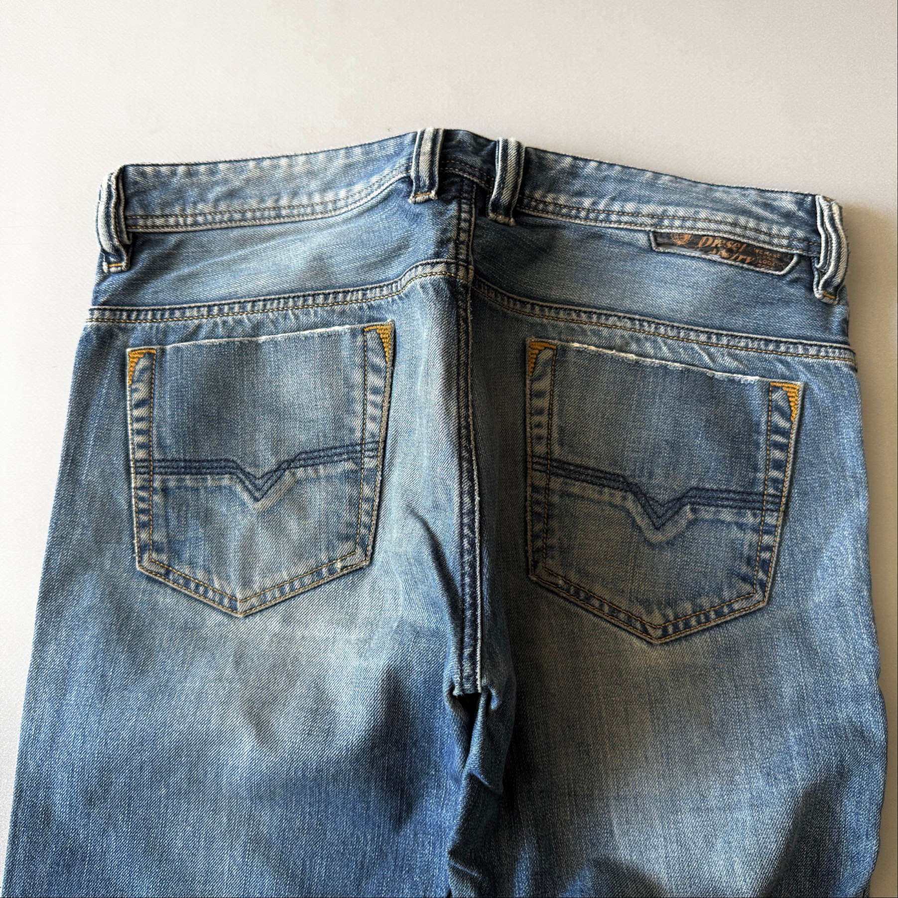 Diesel 2000s Vintage Safado Distressed Jeans, миниатюра 7