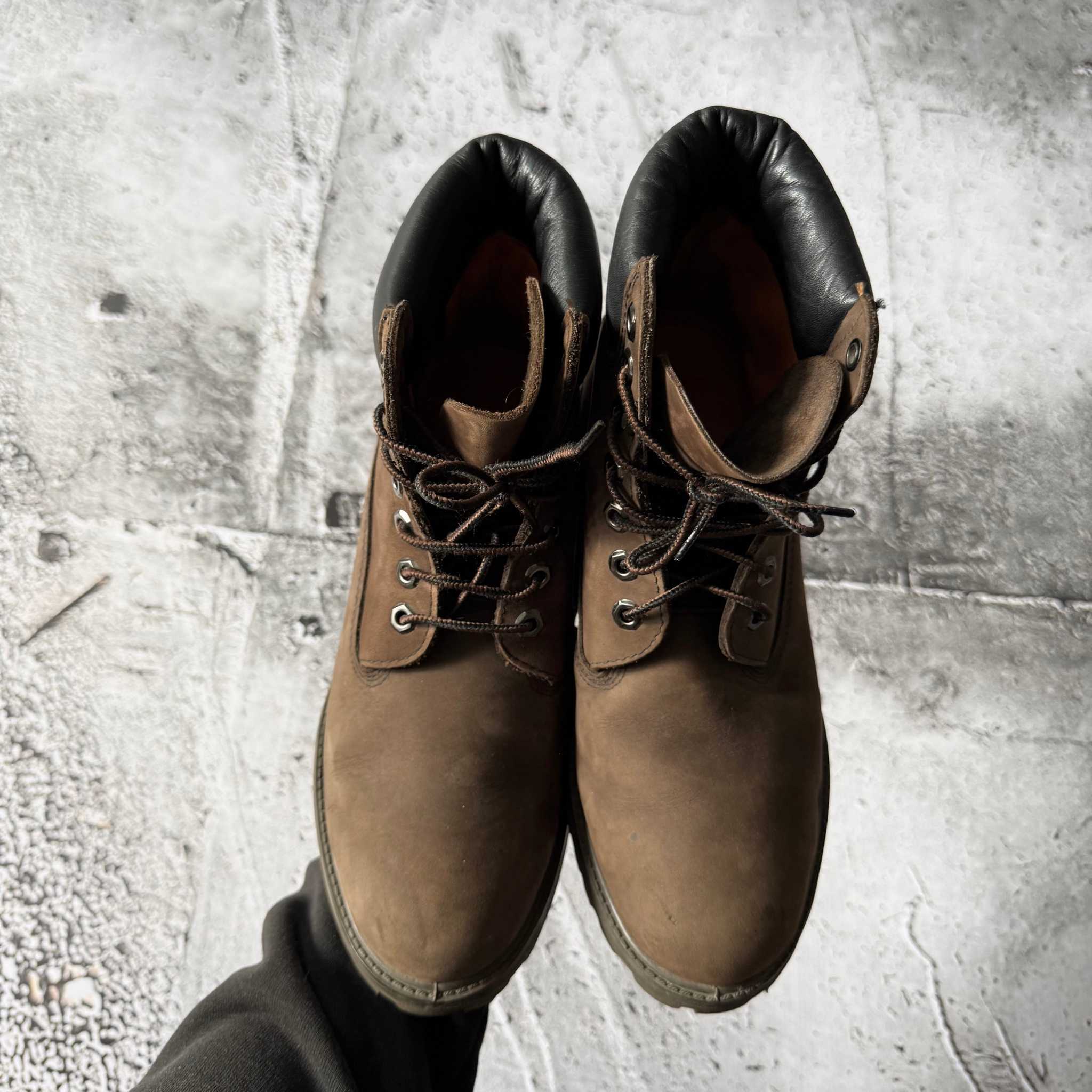 Timberland 2000s Vintage Disty Brown 6-Inch Waterproof Boots, миниатюра 3