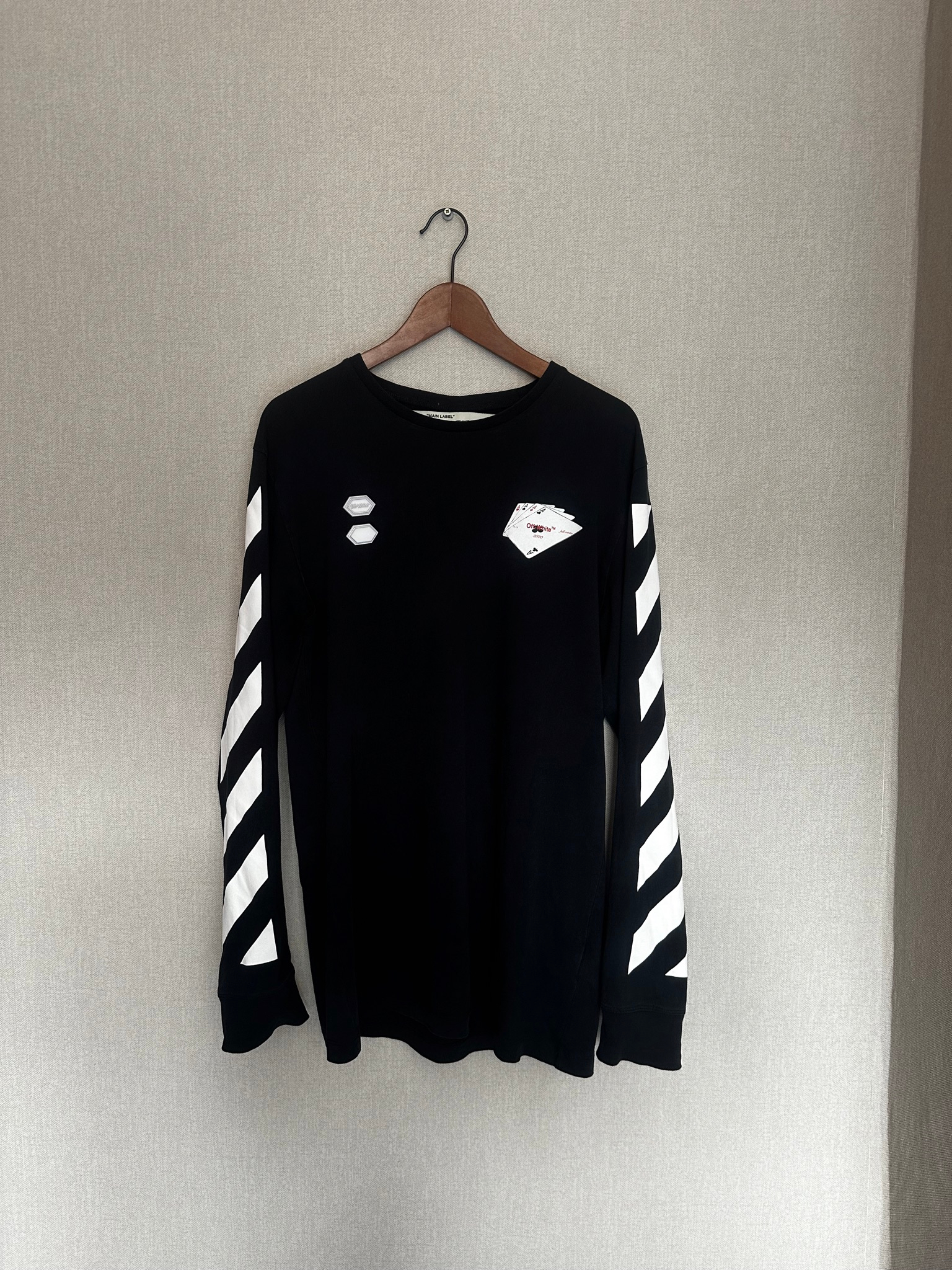 Off White long sleeve, миниатюра 1