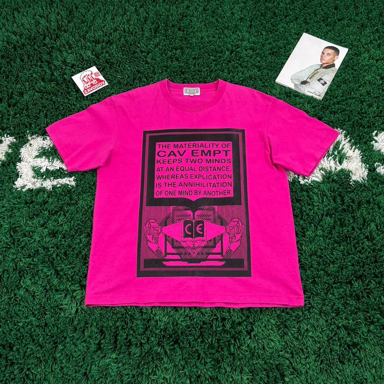 Cav Empt Logo T-Shirt Pink, миниатюра 1