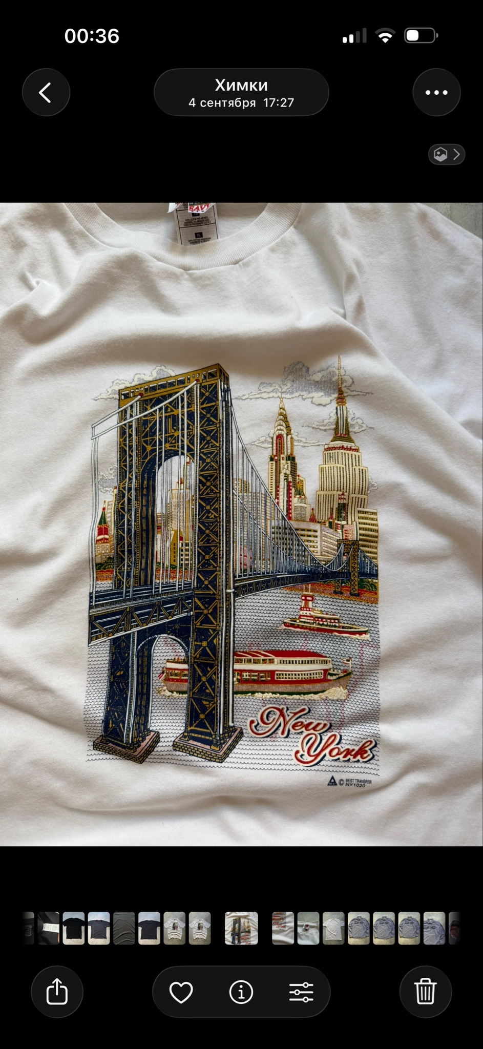 Fruit of the Loom Vintage America New York 2000x, миниатюра 3
