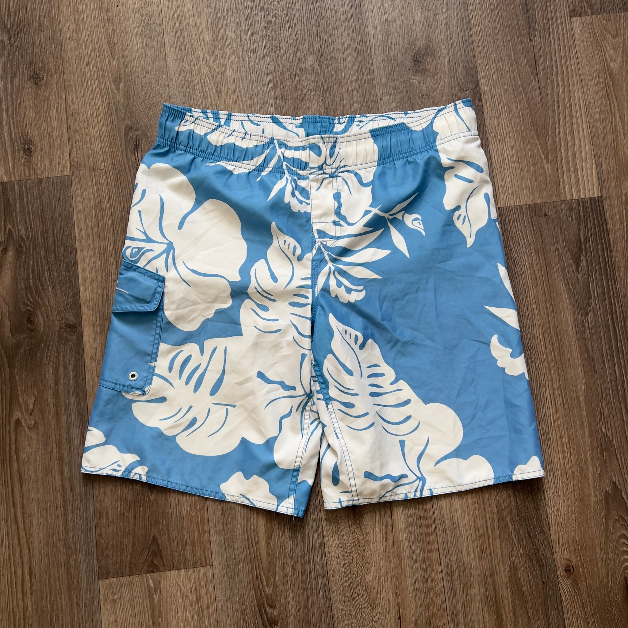 Quiksilver Printed beach surf vintage shorts, миниатюра 3