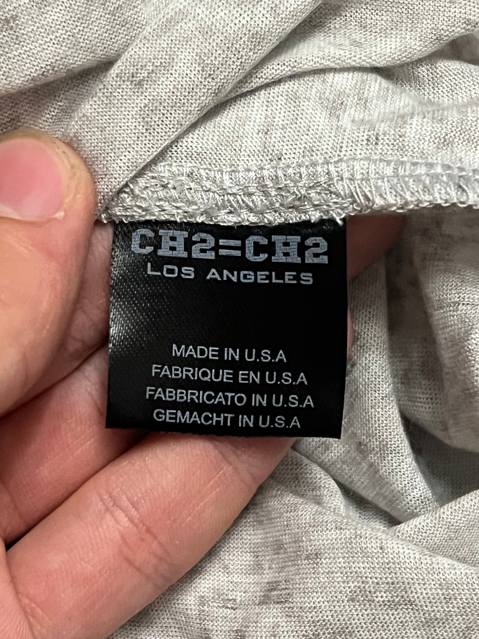 C2H4 asymmetric t-shirt, миниатюра 3