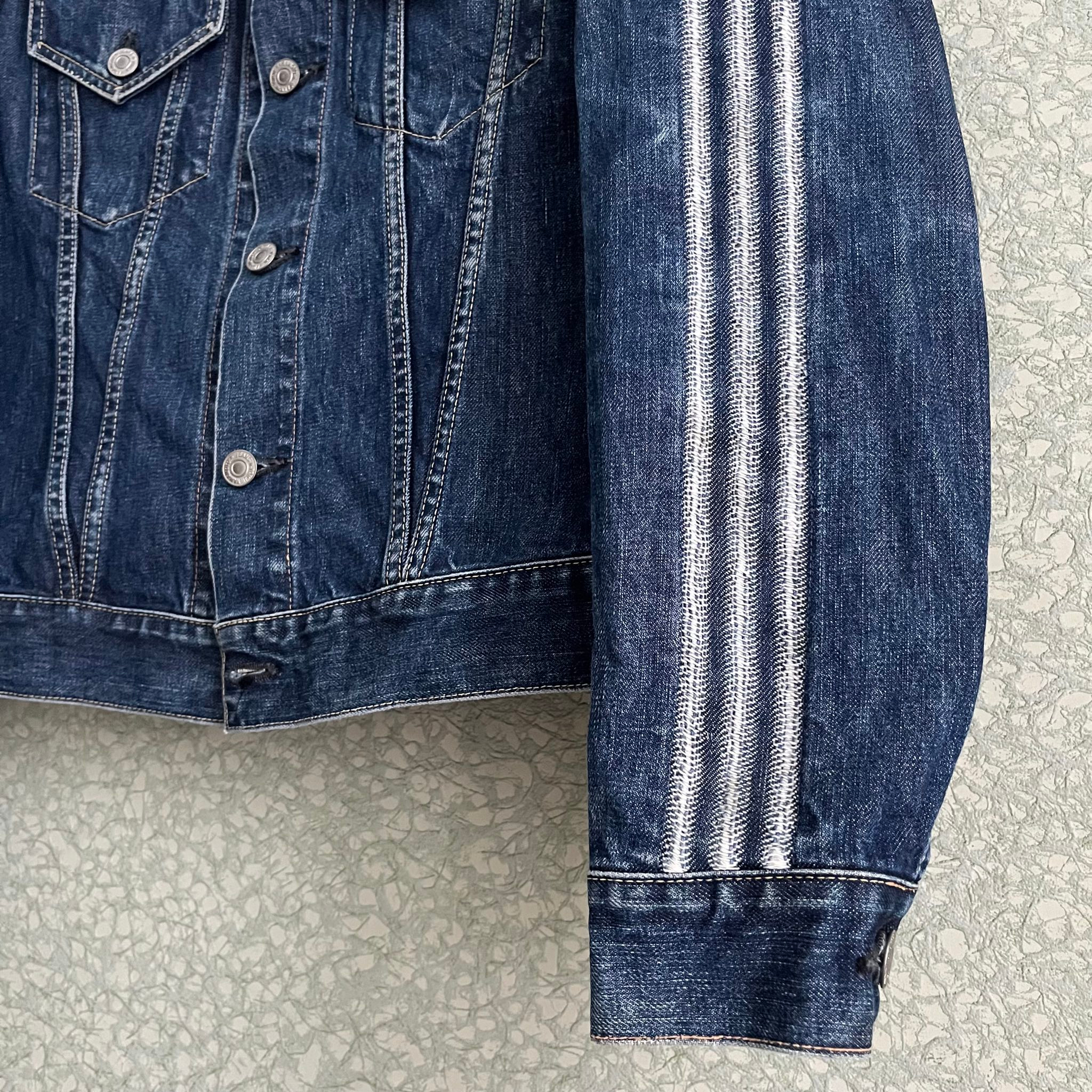 Y-3 AW04 Exclusive 3-Stripe Spotted Horse Denim Jacket, миниатюра 4