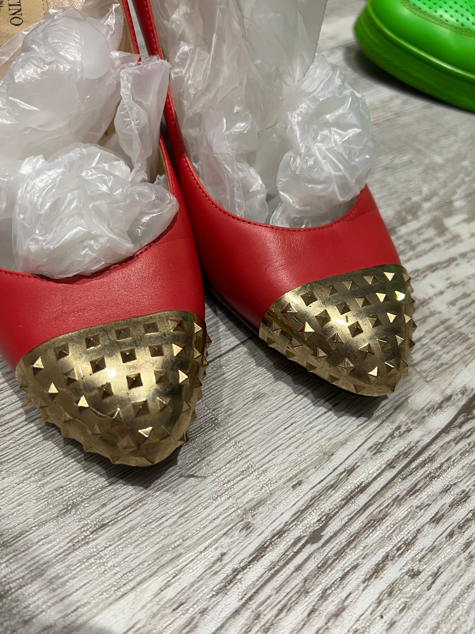 Valentino Rockstud Cap-Toe Pumps, миниатюра 6