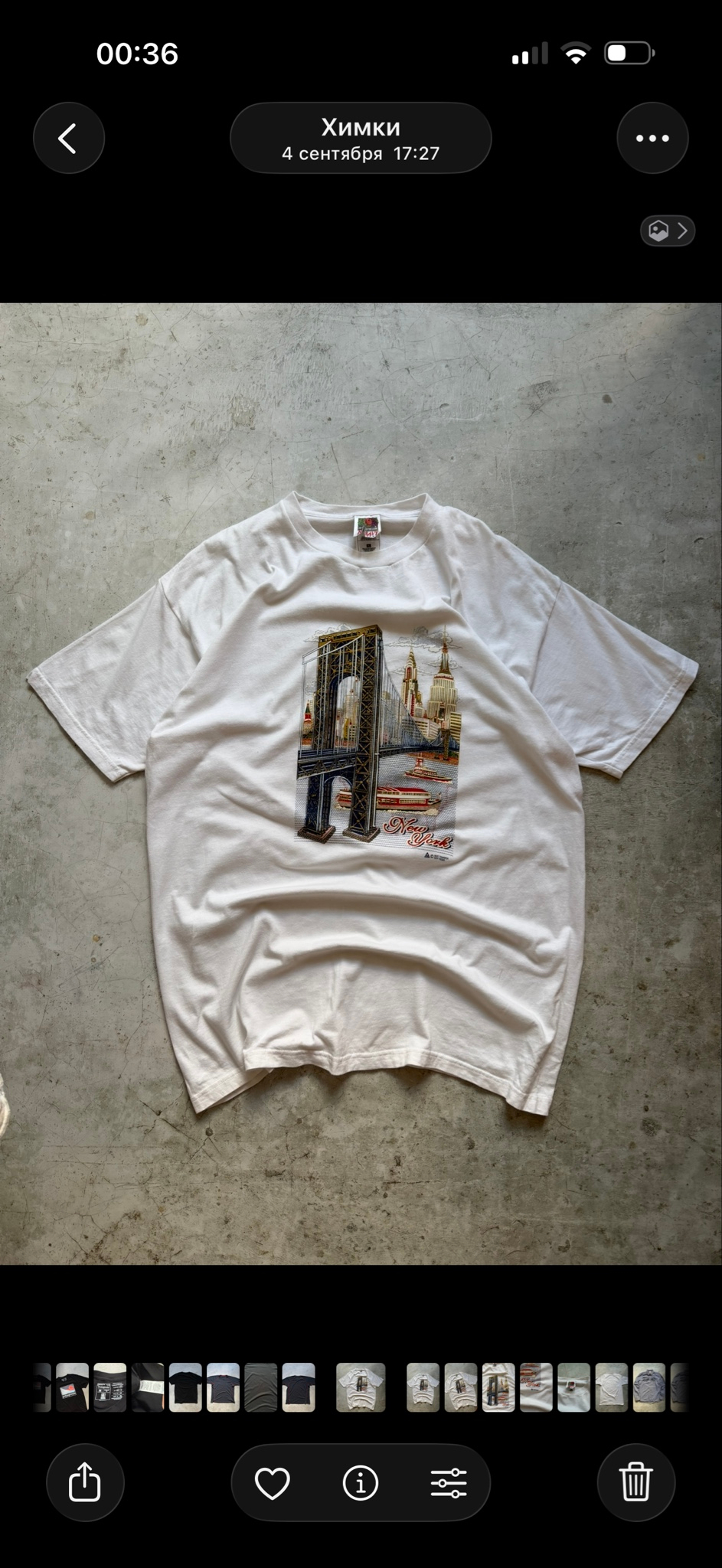 Fruit of the Loom Vintage America New York 2000x, миниатюра 1