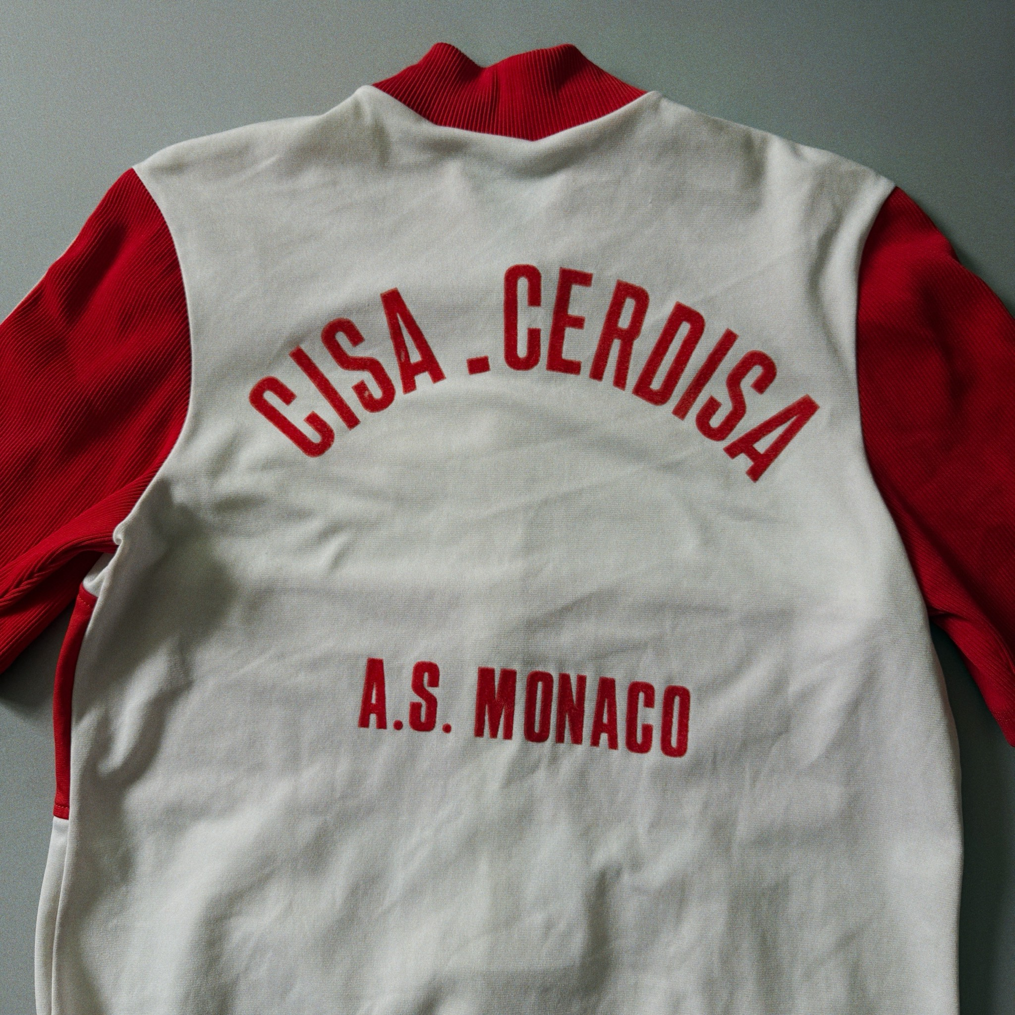 Adidas 1970s Vintage ADIDAS CISA. CERDISA A.S.MONACO SHORT SLEEVE JACKET, миниатюра 7