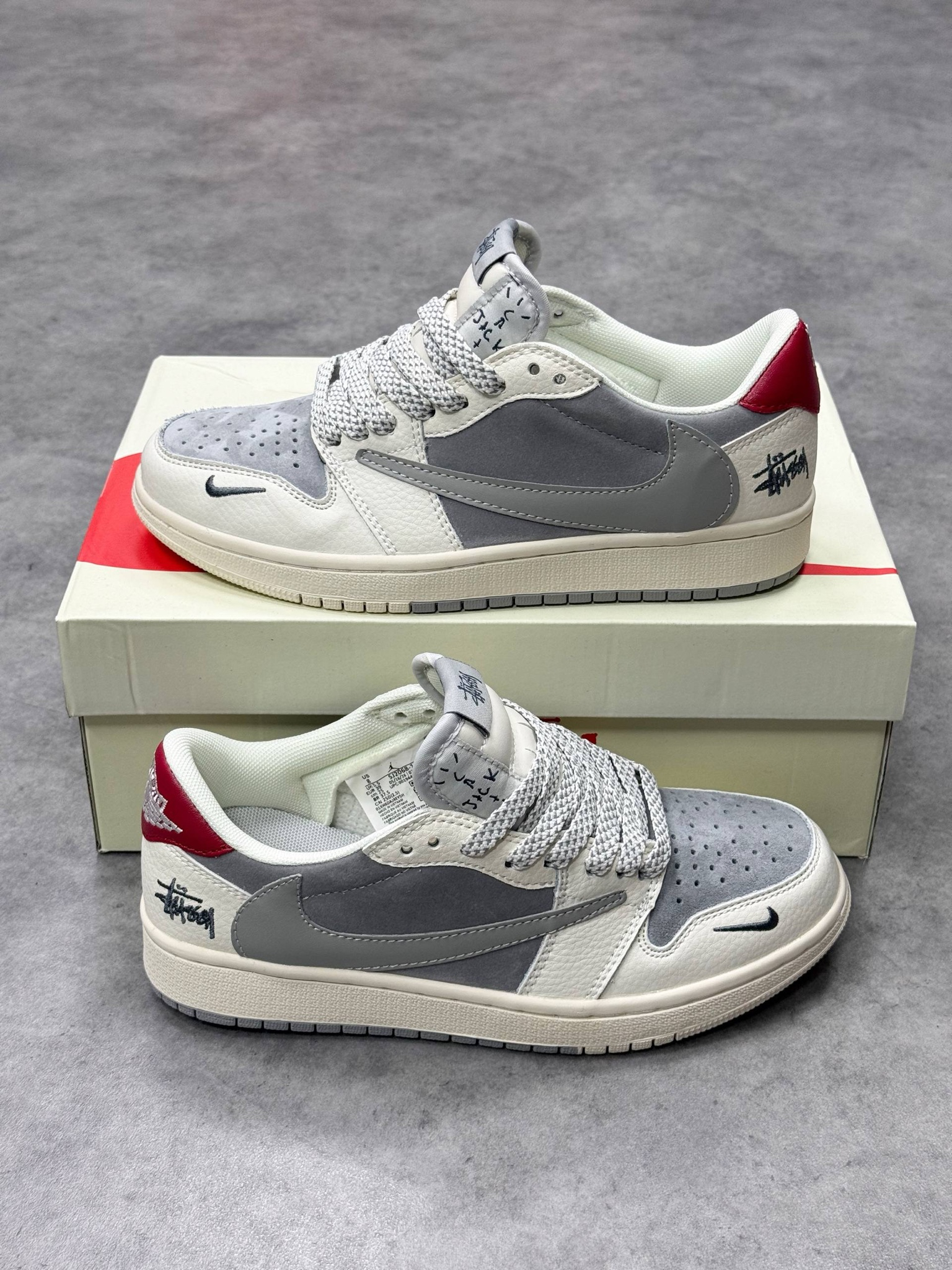 Nike x Stüssy Air Jordan 1 Low, миниатюра 3